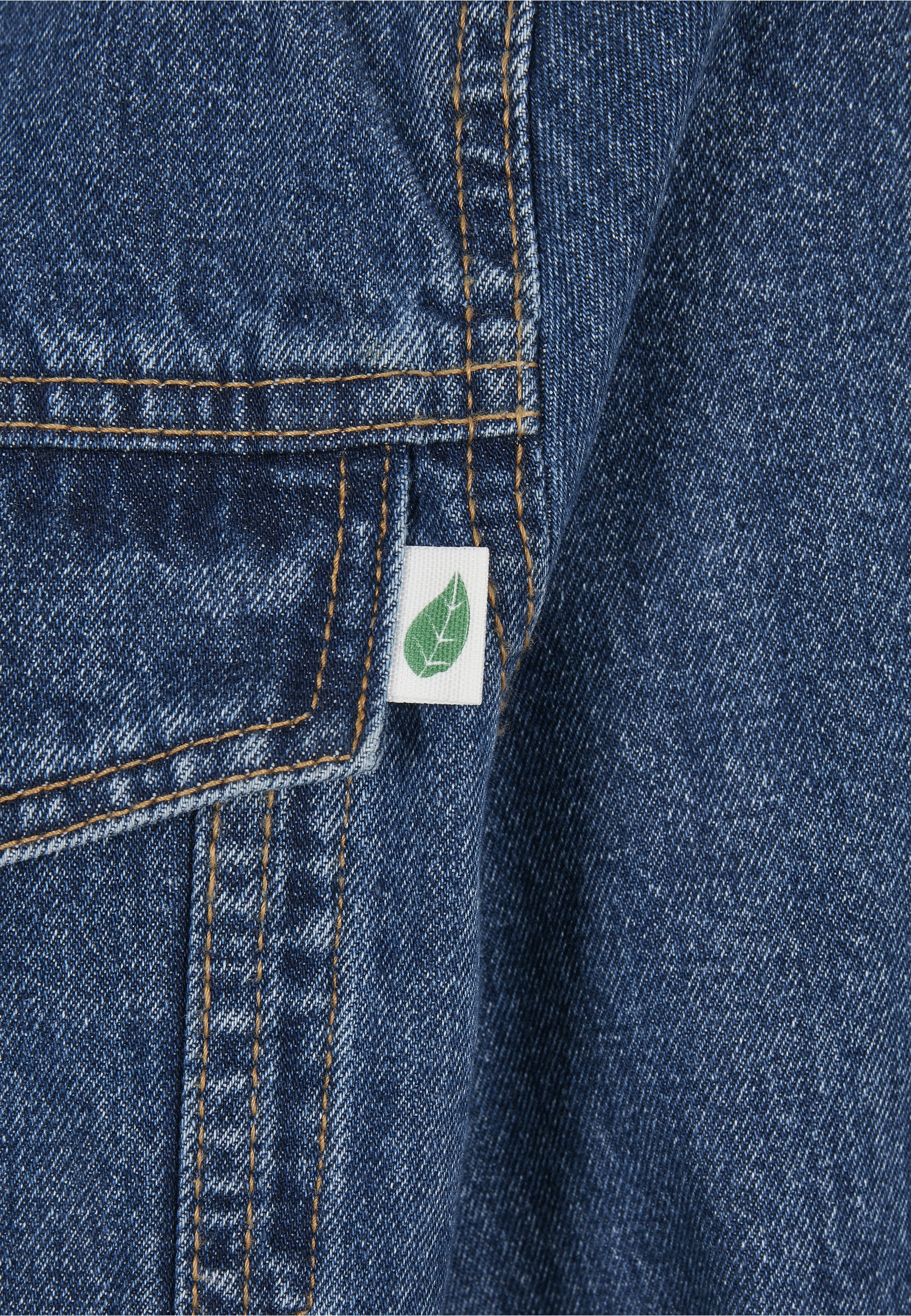 URBAN CLASSICS Jeansjacke »Urban Classics Herren Organic Basic Denim Jacket« 1 Stk. tlg. ohne Kapuze