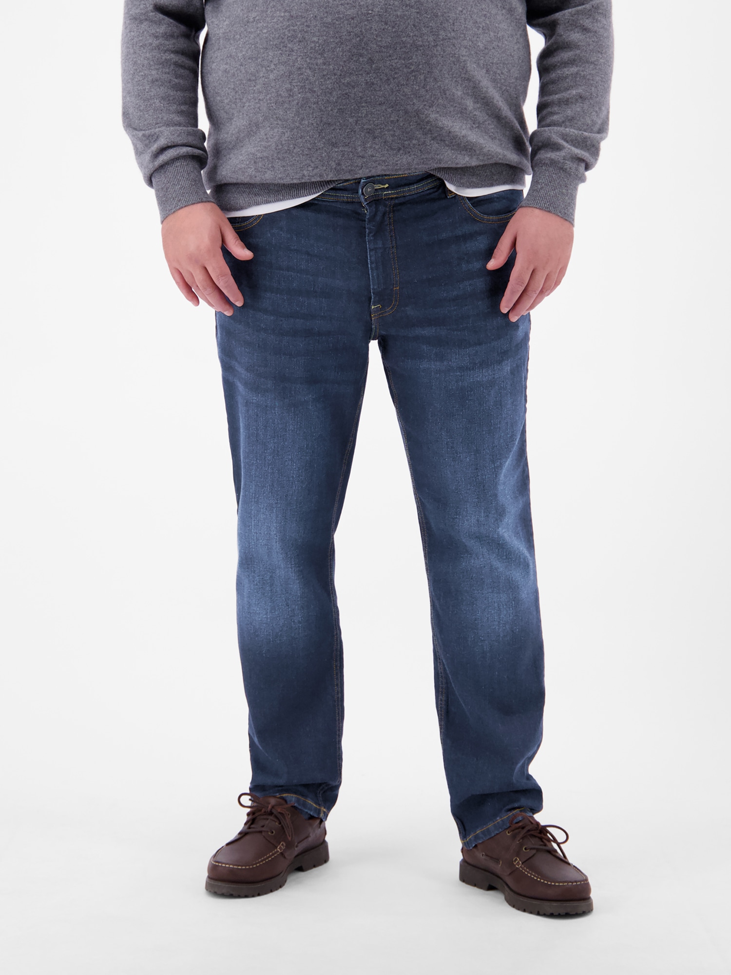 LERROS 5-Pocket-Jeans "BAXTER Herrenjeans in Grossen Grössen, Straight Leg" günstig online kaufen