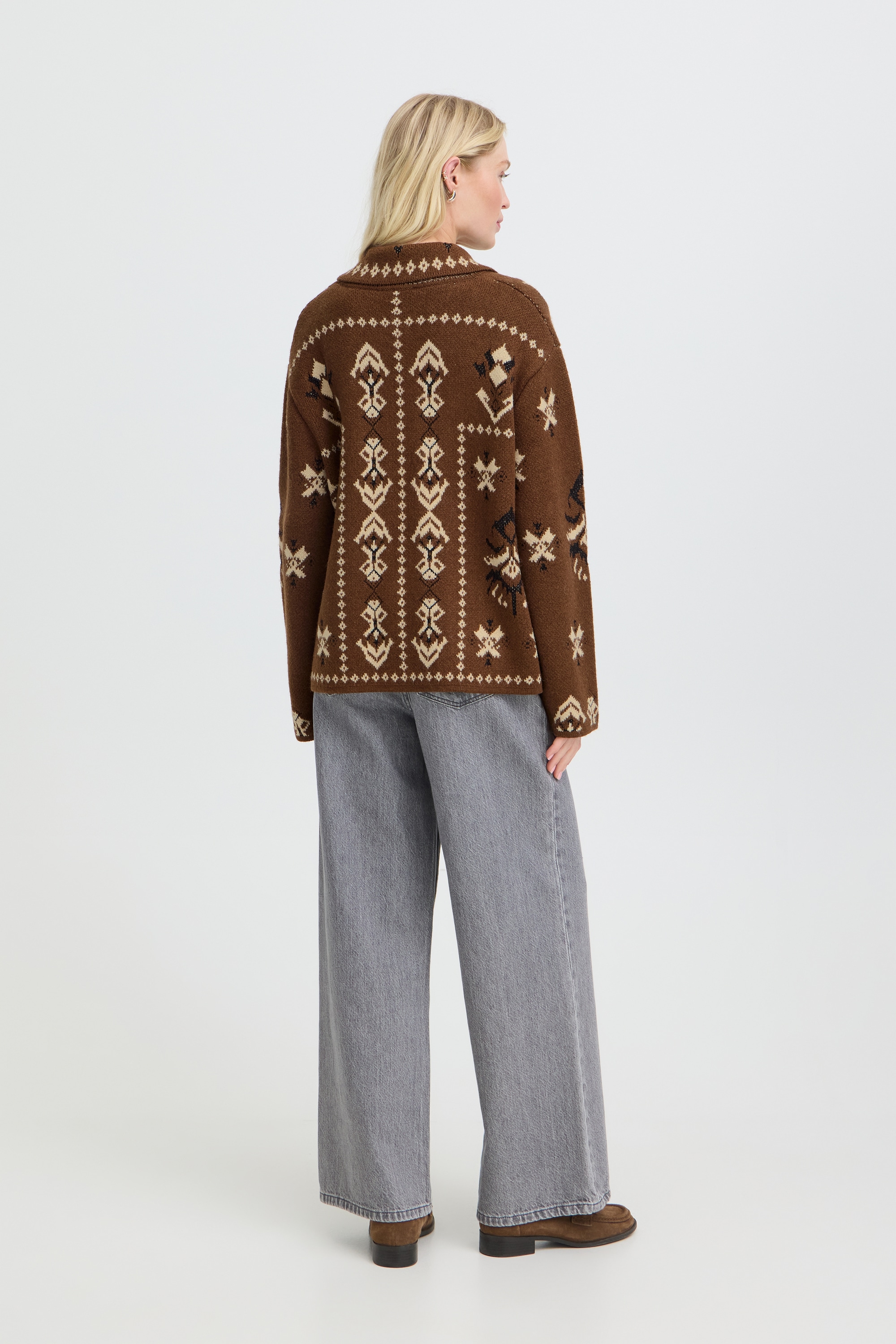 b.young Strickjacke »Damen Langarm BYORLI«
