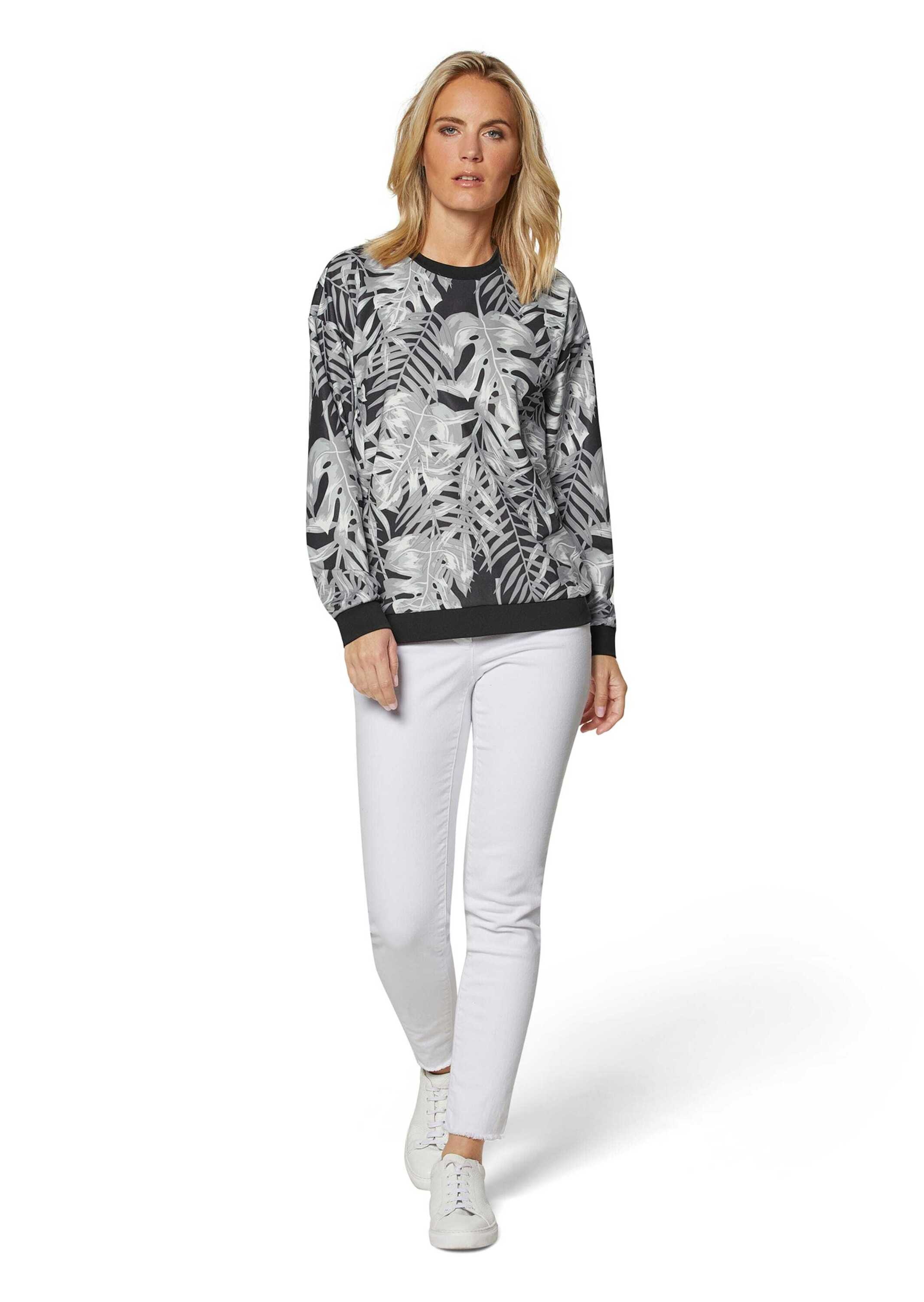 MADELEINE Sweatshirt "Sweatshirt Sweatshirt mit Blätterprint" günstig online kaufen