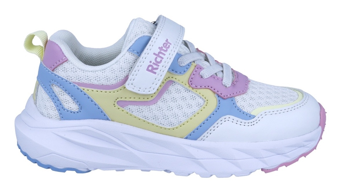 Richter Sneaker »Jumper WMS: Weit«, Freizeitschuh mit Logoverzierung, Größenschablone zum Download