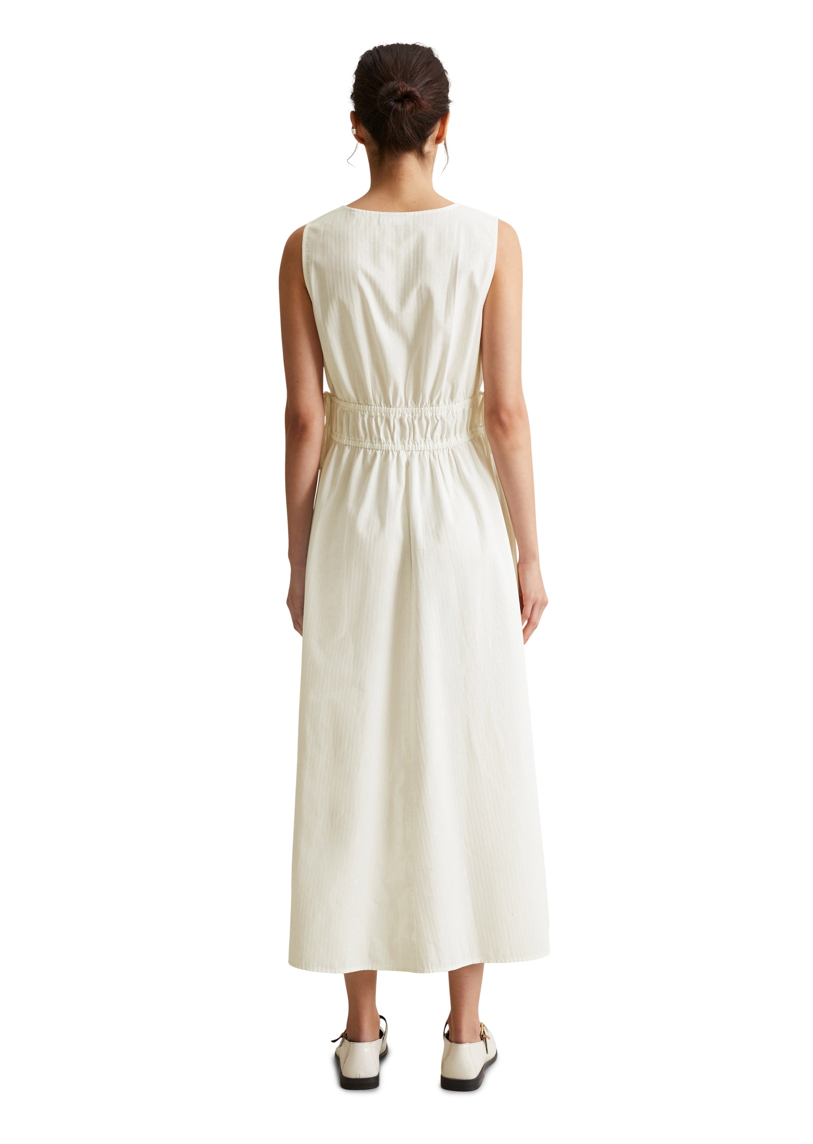 Marc O'Polo DENIM Midikleid »mit Ton-in-Ton-Streifenmuster«