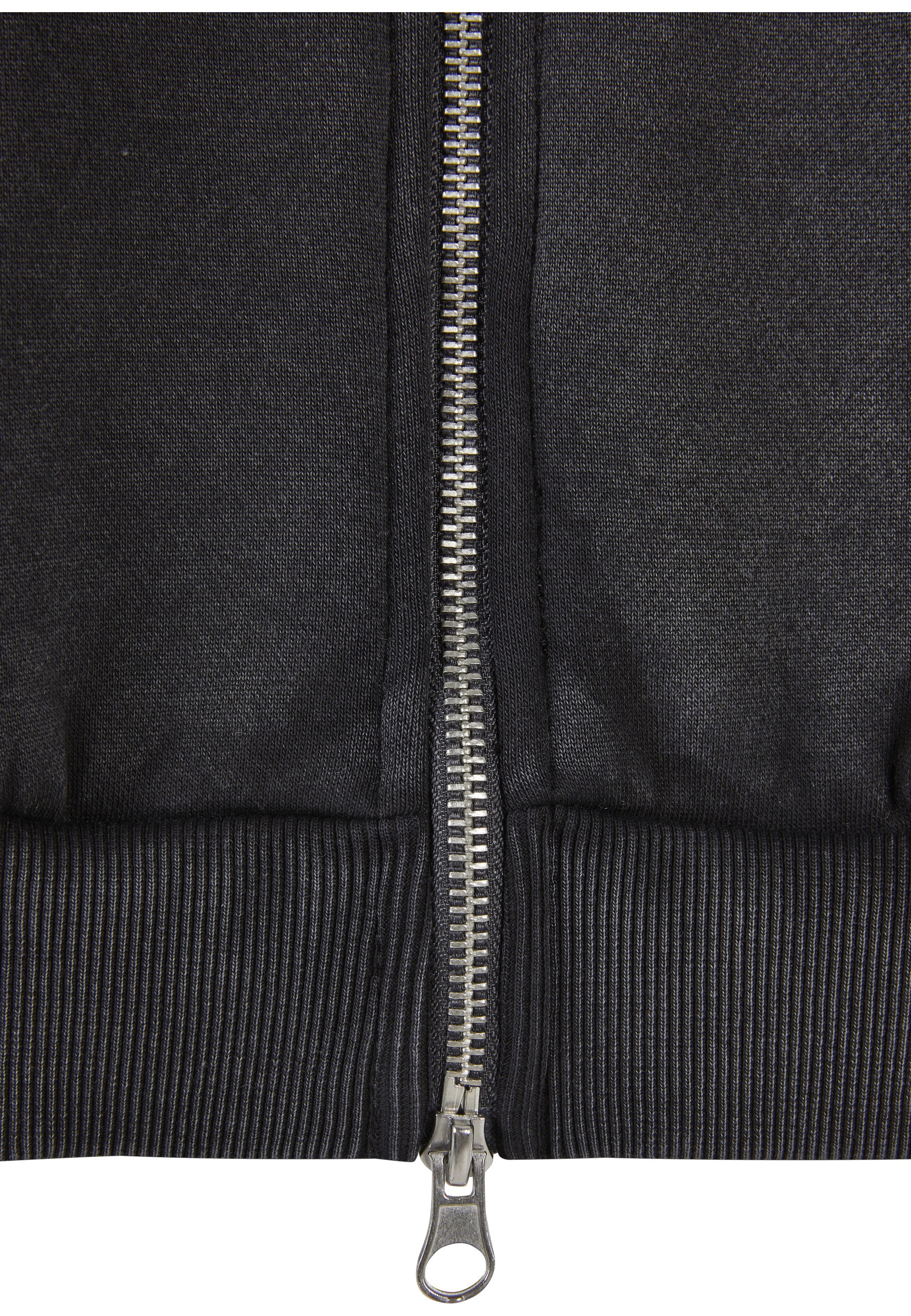 URBAN CLASSICS Neopren-Hoodie »Urban Classics Herren Heavy Stone Washed 90's Zip Hoodie« 1 Stk.