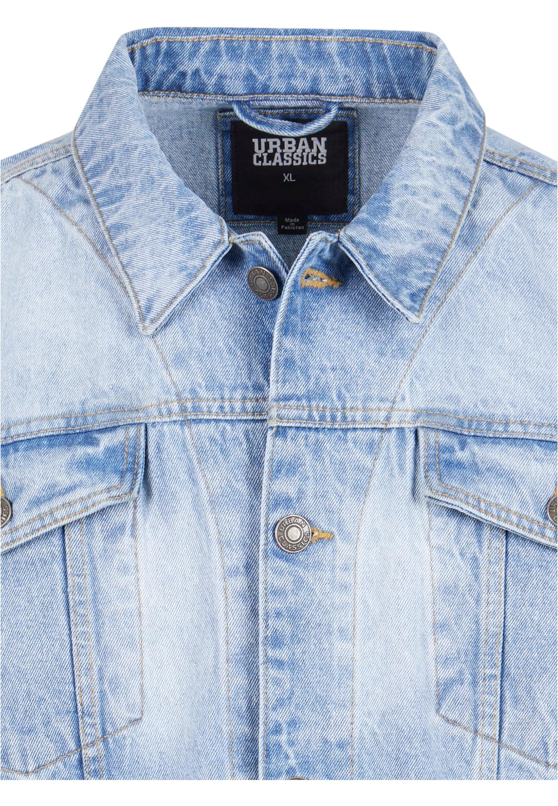 URBAN CLASSICS Jeansjacke »Urban Classics Herren Heavy Ounce Boxy Denim Jacket«, (1 St.), ohne Kapuze