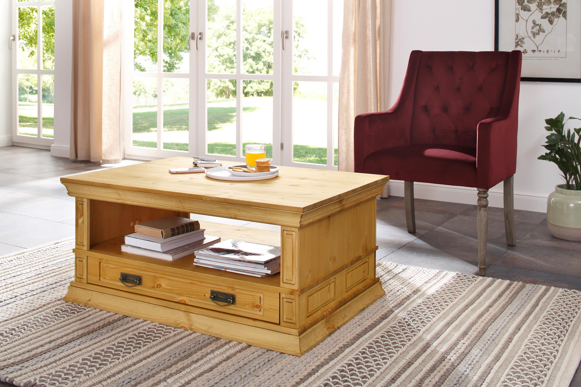 OTTO home Couchtisch "Vinales" Breite 100 cm, mit 1 Schublade günstig online kaufen