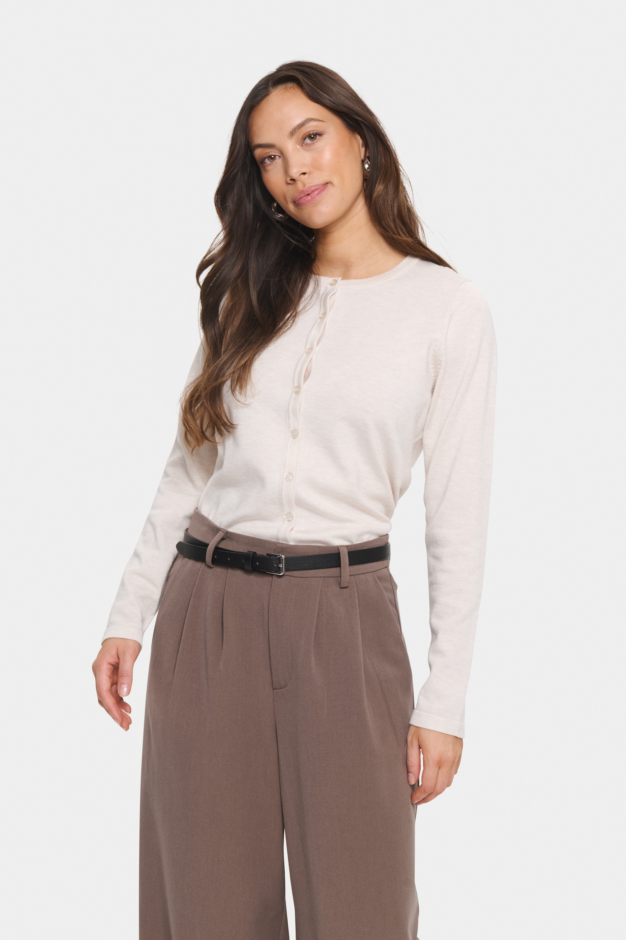 Saint Tropez Strickjacke "A8661, MilaSZ R-Neck Cardigan" Viskosemischung, C günstig online kaufen