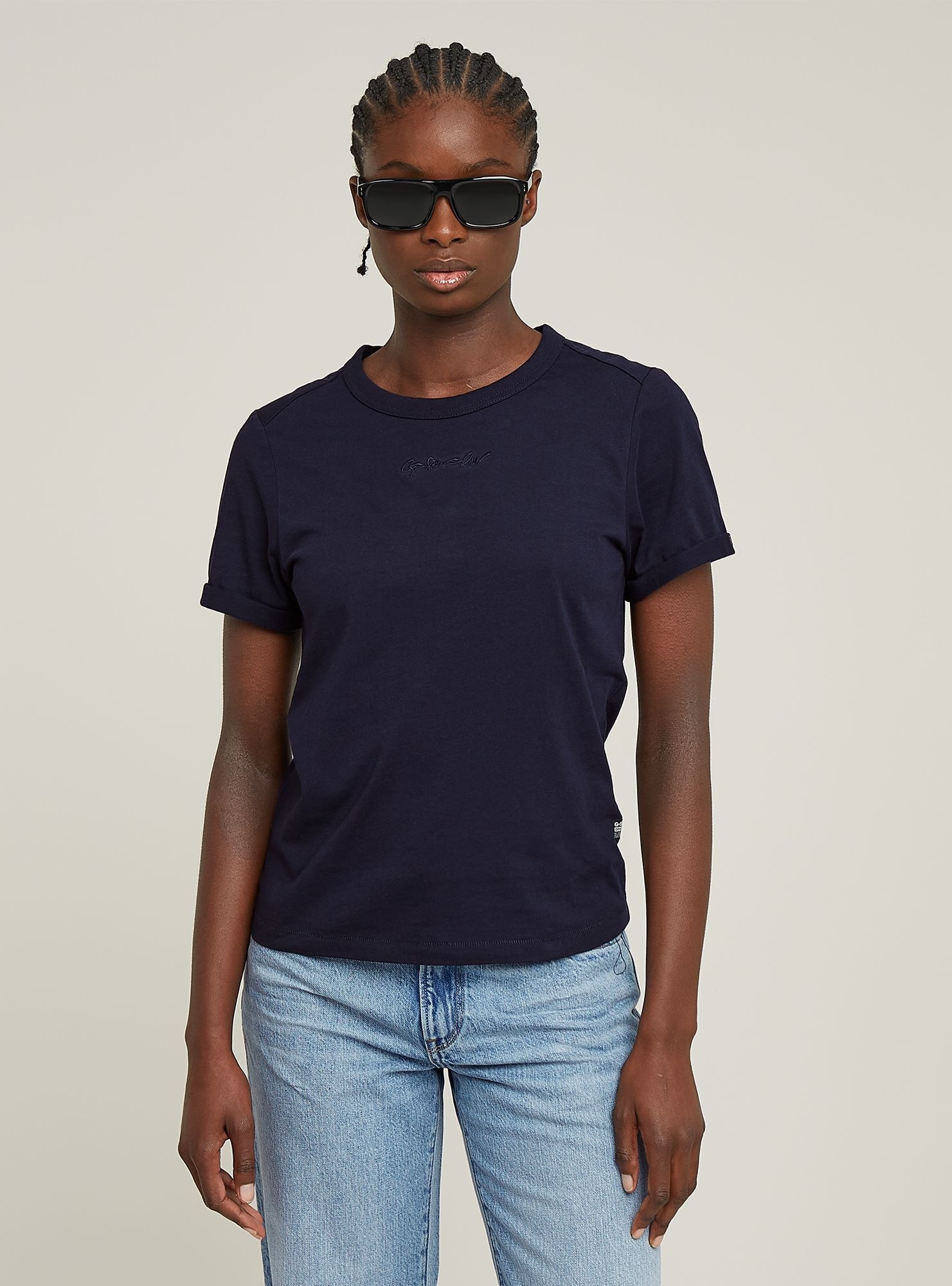 G-STAR T-Shirt "Embro G-Script Logo Top" günstig online kaufen