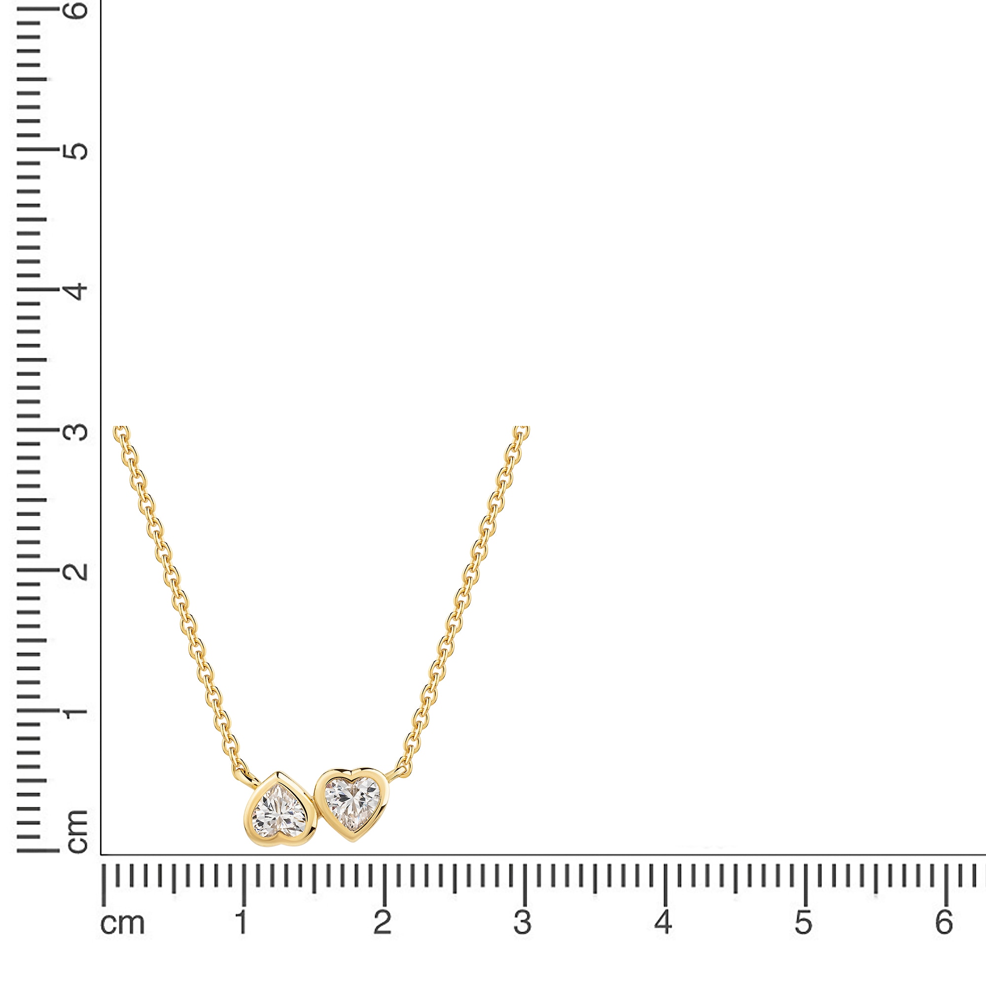 Firetti Kette mit Anhänger »Schmuck Geschenk Silber 925 Halsschmuck Halskette Ankerkette Herz« mit Zirkonia (synth.)