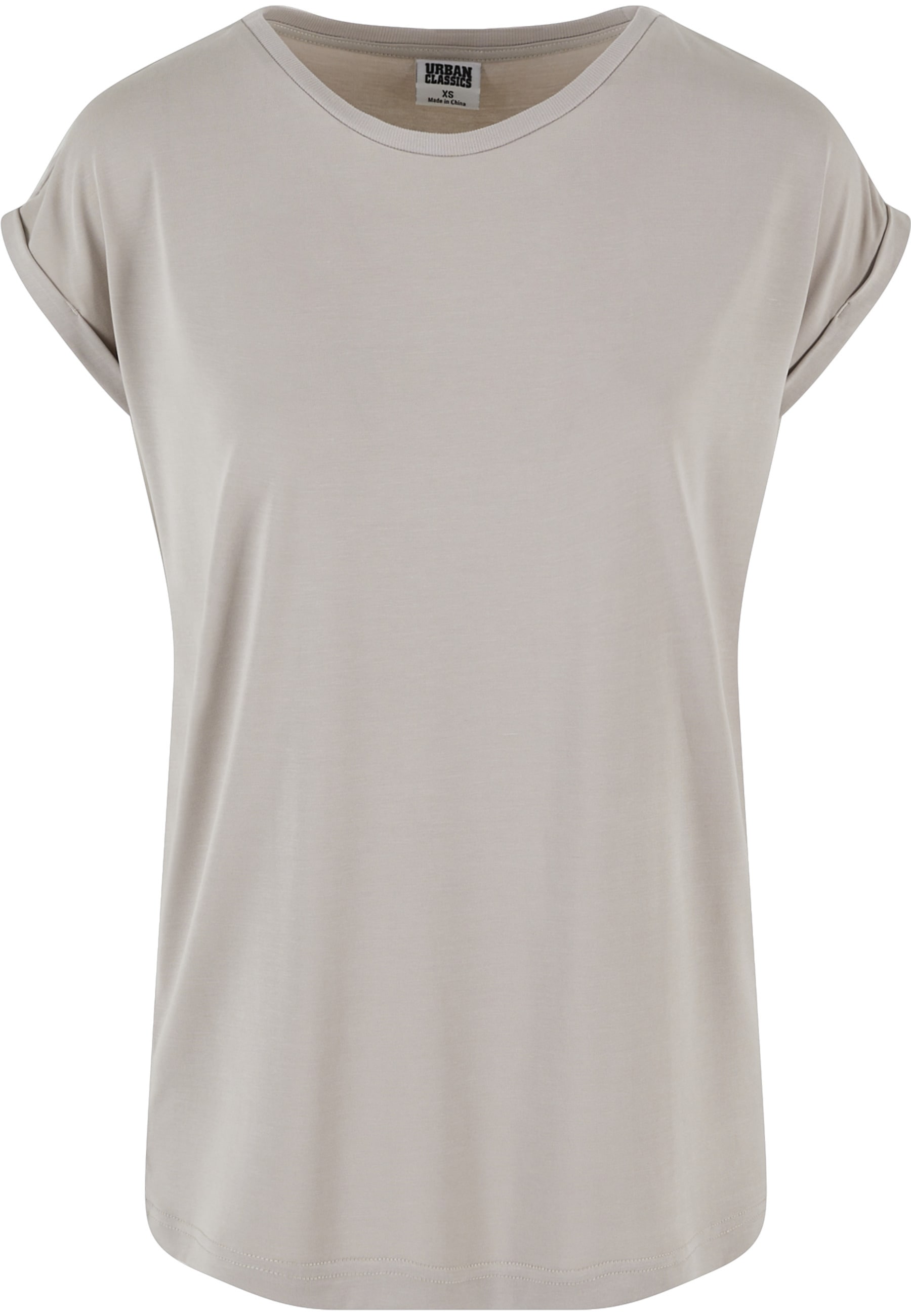URBAN CLASSICS Kurzarmshirt »Urban Classics Damen Ladies Modal Extended Shoulder Tee« 1 Stk.