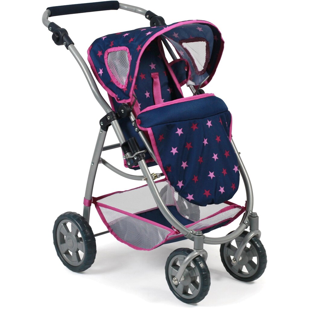 CHIC2000 Kombi-Puppenwagen »Emotion All In 2in1, Stars Marine«, inkl. Babywanne und Sportwagenaufsatz