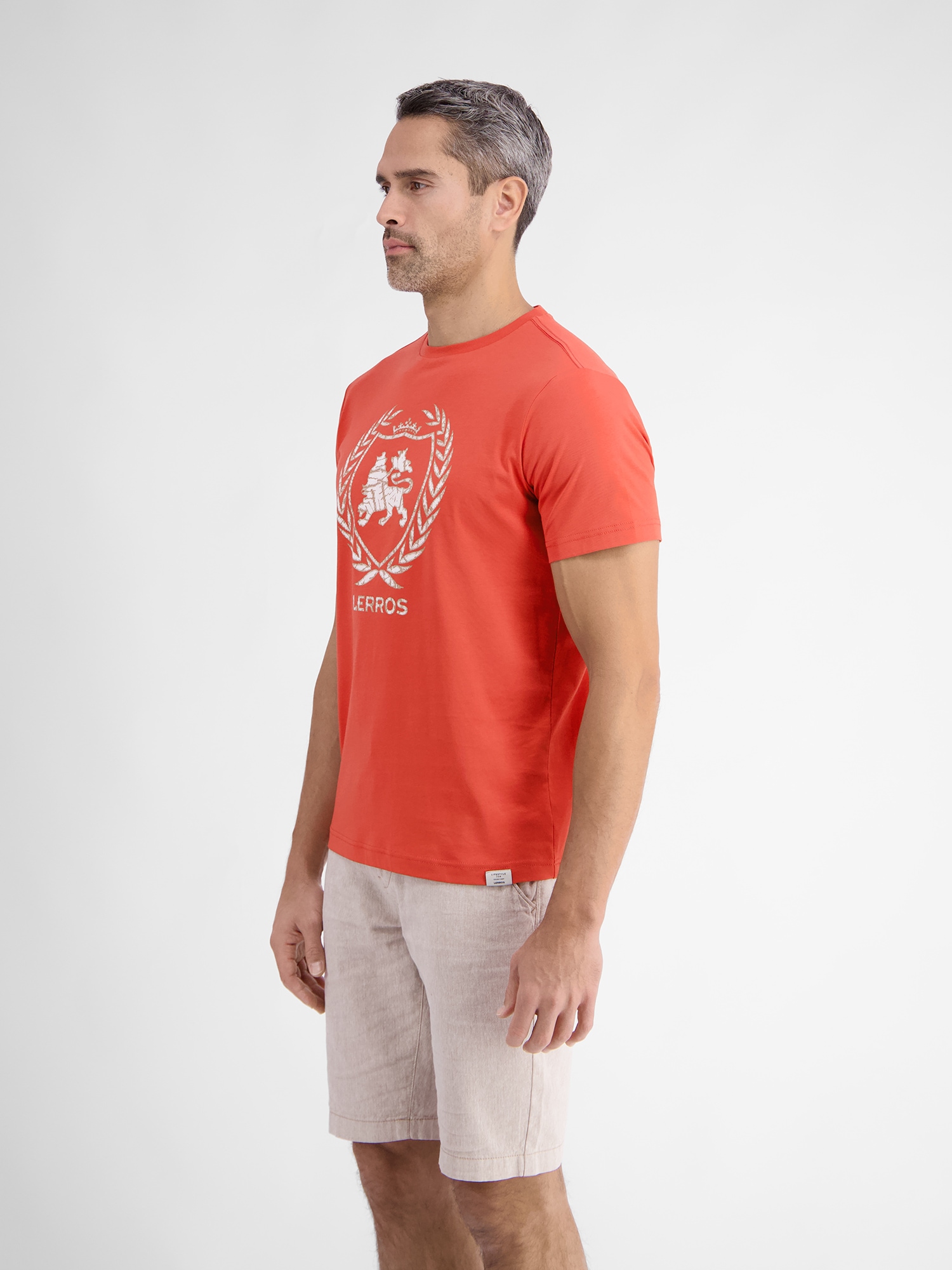 LERROS T-Shirt »T-Shirt mit Logoprint«