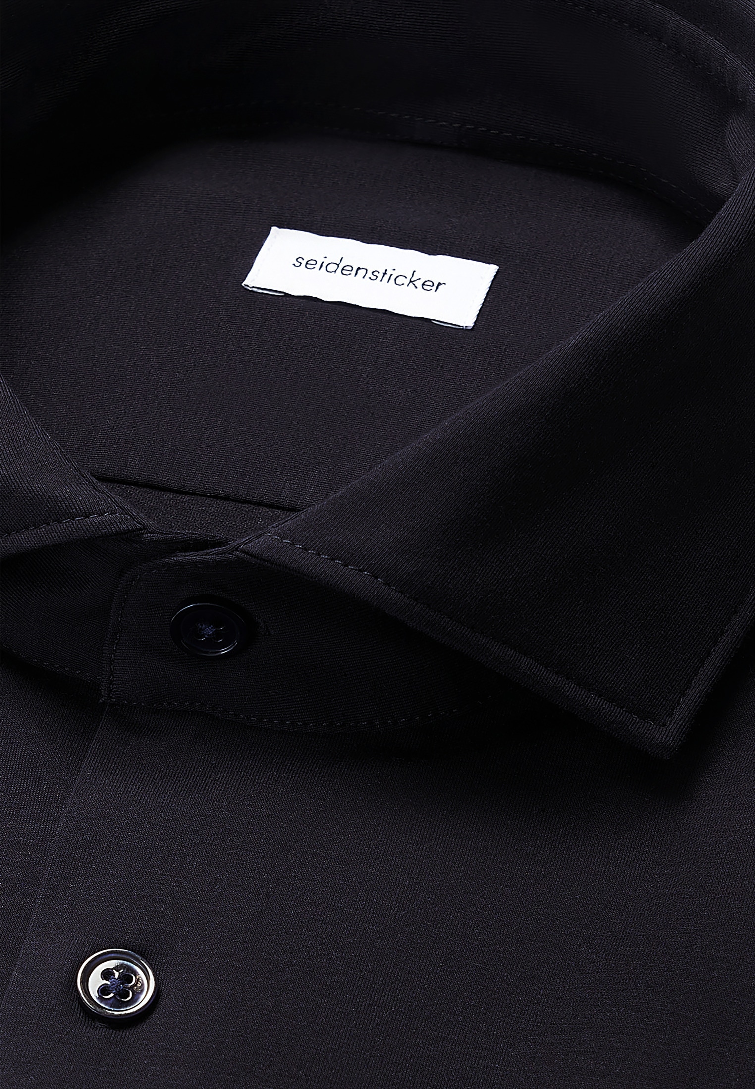 seidensticker Businesshemd »Schwarze Rose«, Slim 1/1 Kentkragen Uni