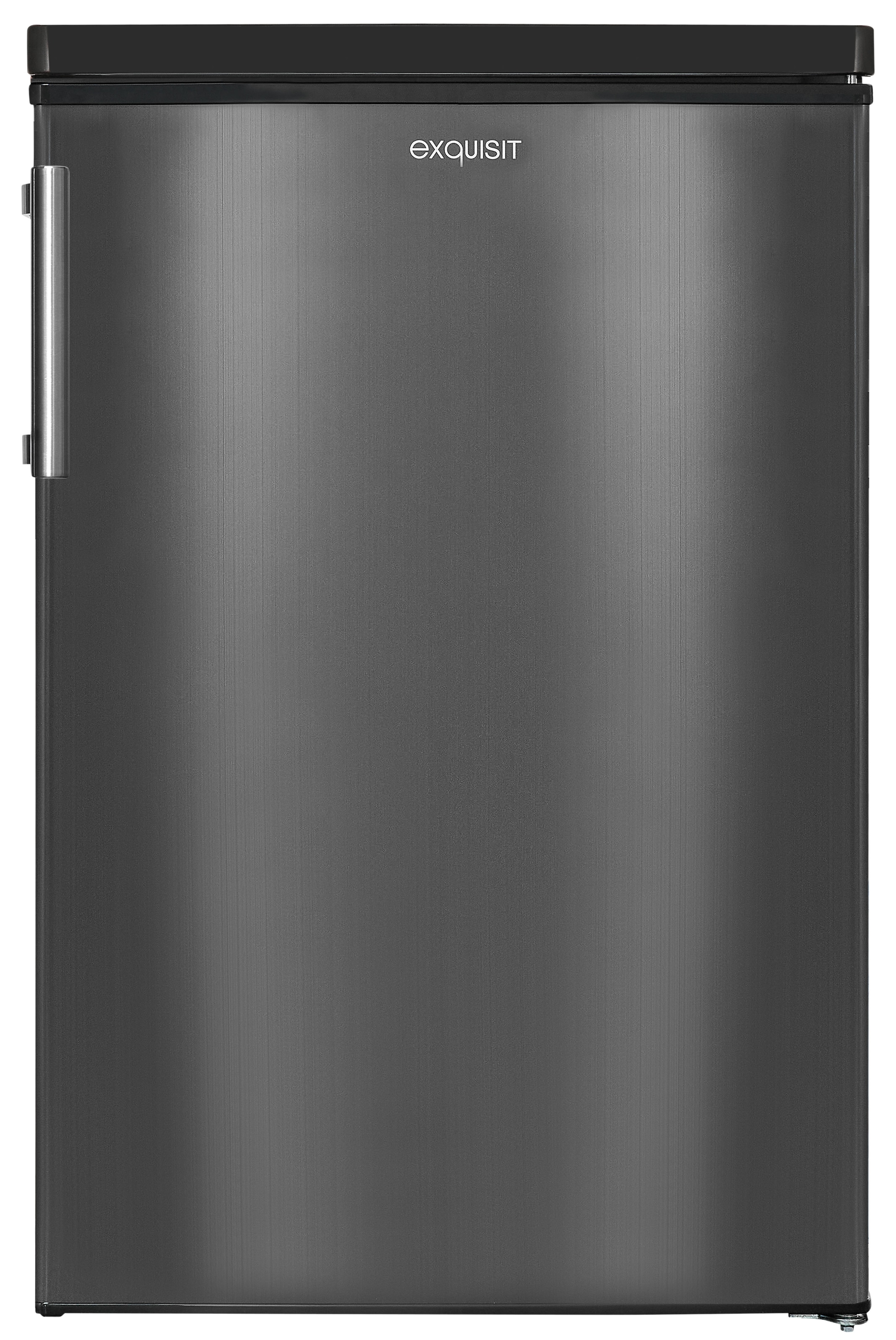 exquisit Kühlschrank KS16-V-H-040E inoxlook-az »KS16-V-H-040E inoxlook-az« 85,5 cm hoch 55 cm breit