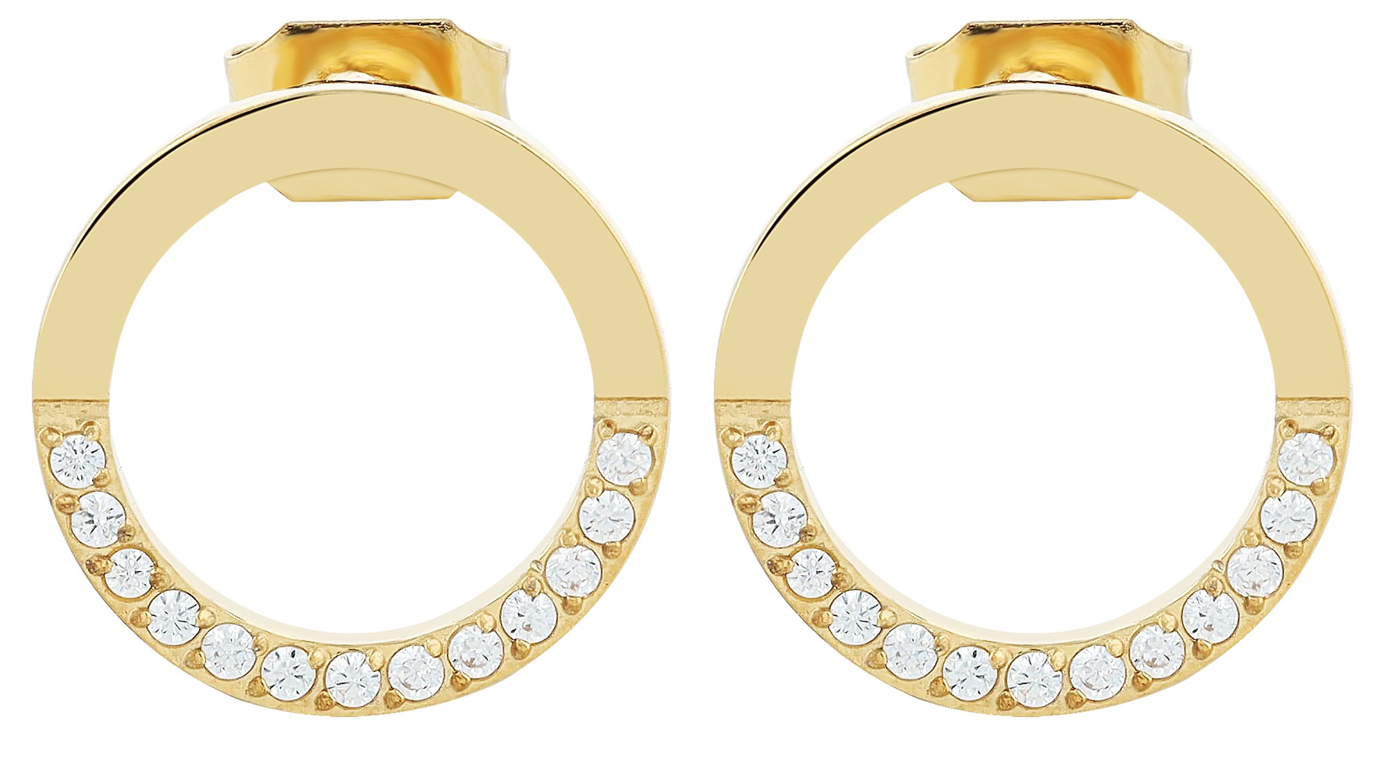 Adelia´s Paar Ohrhänger "Damen Ohrringe – Ohrstecker aus Edelstahl mit Stra günstig online kaufen