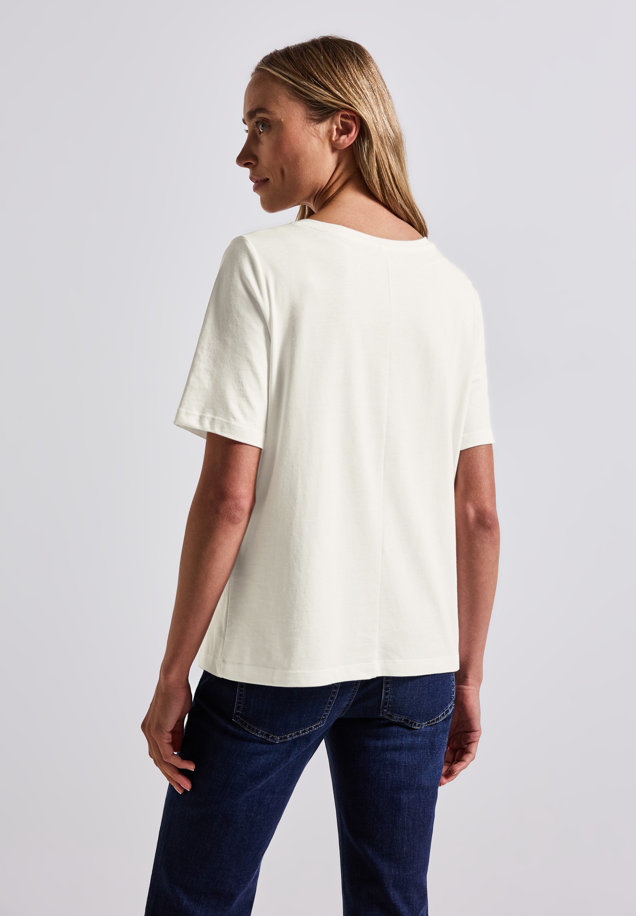 STREET ONE T-Shirt mit Schriftzug günstig online kaufen