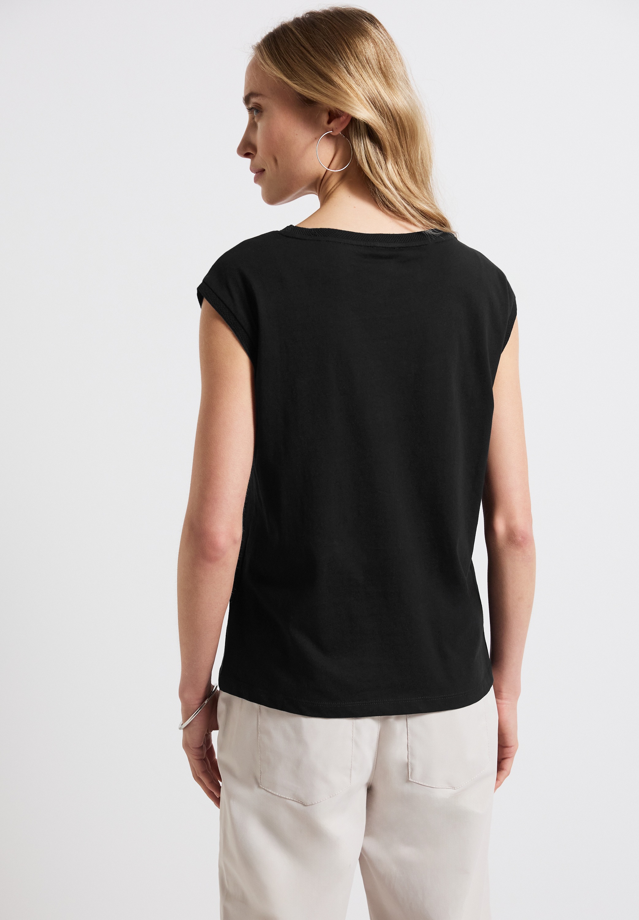 STREET ONE T-Shirt, aus reiner Baumwolle
