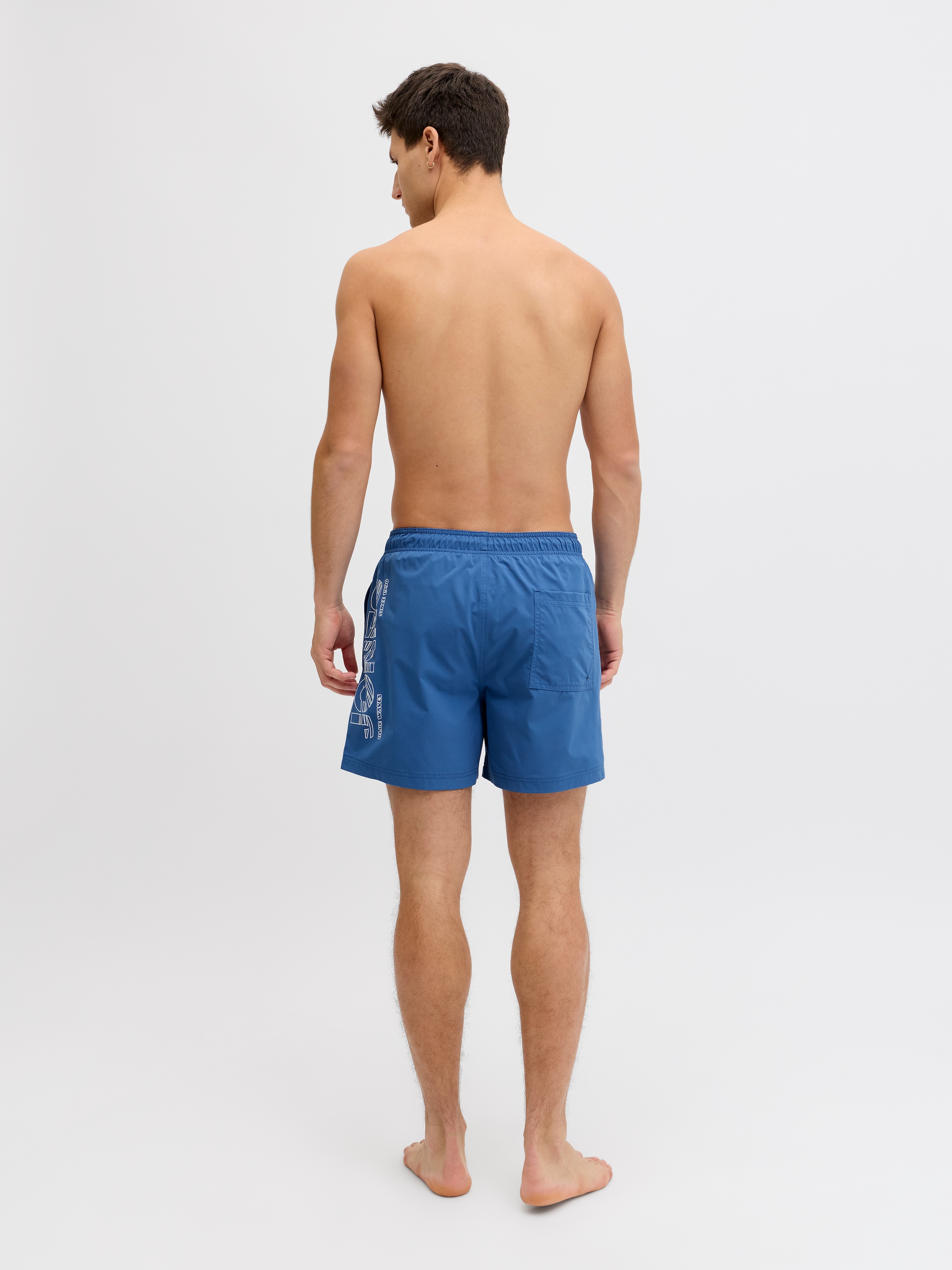 Jack & Jones Badeshorts »JPSTMAUI WAVE LOGO SWIM SHORTS SN« Kunstfaser, normal geschniten