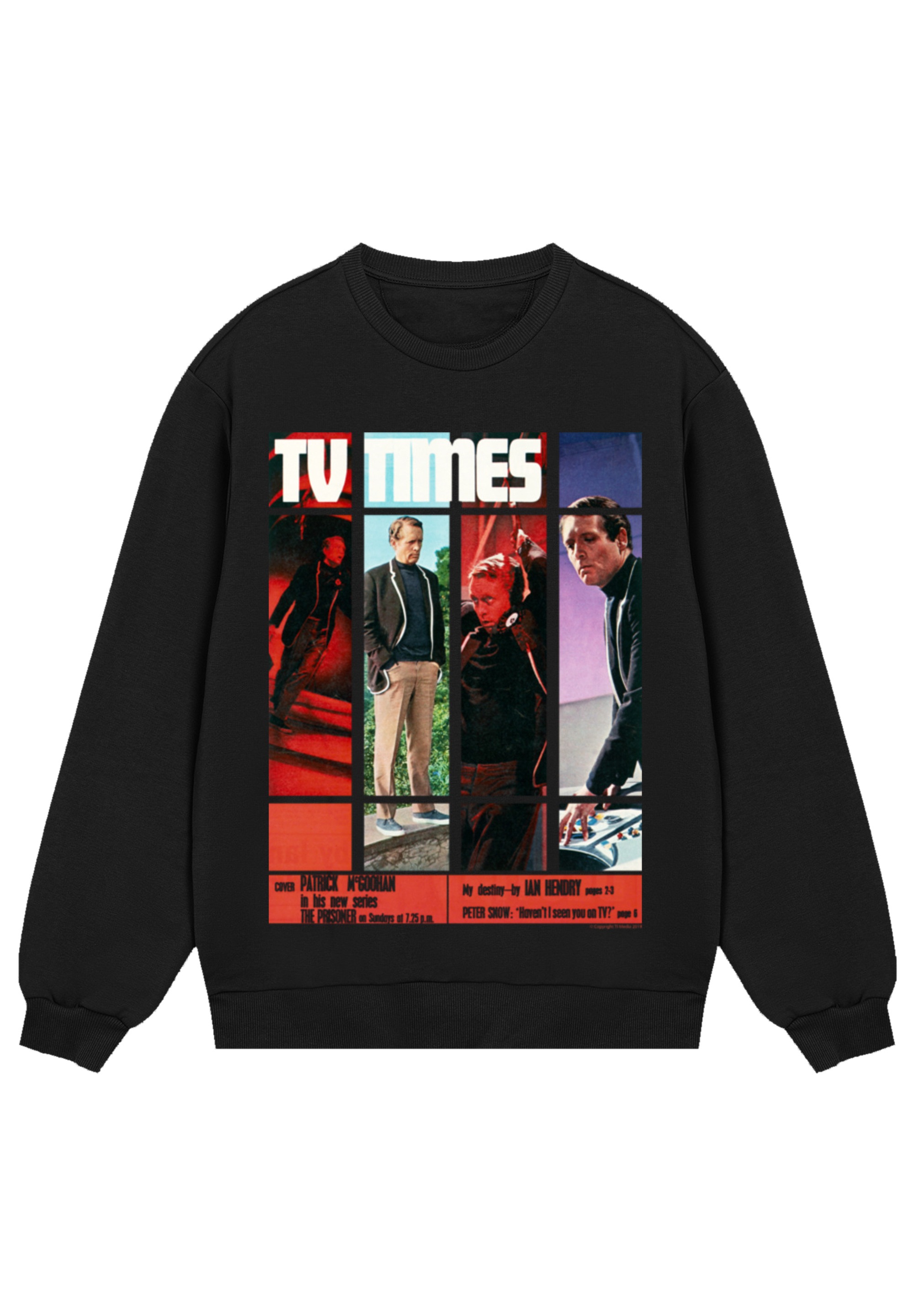 F4NT4STIC Sweatshirt "TV Times Patrick McGoohan The Prisoner 1967 Cover", P günstig online kaufen
