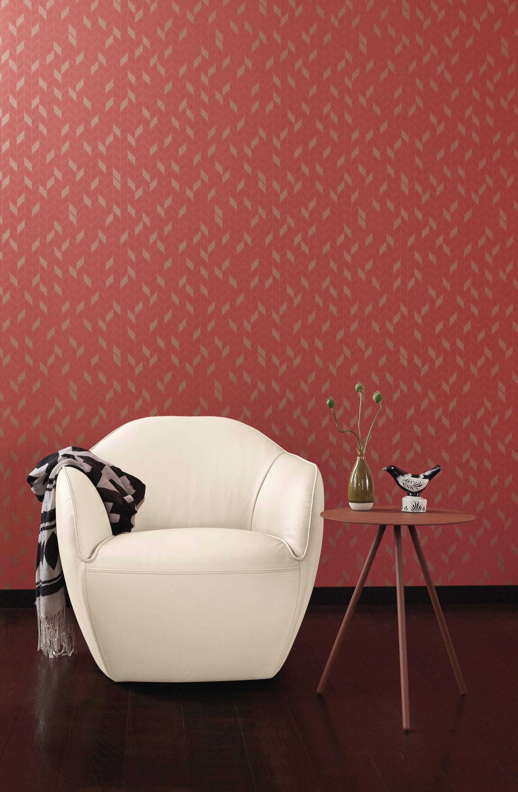 Creation BY ROLF BENZ Sessel "CR.480 Designsessel, Loungesessel, Breite 79cm" Wahlweise aus Leder oder Chenille