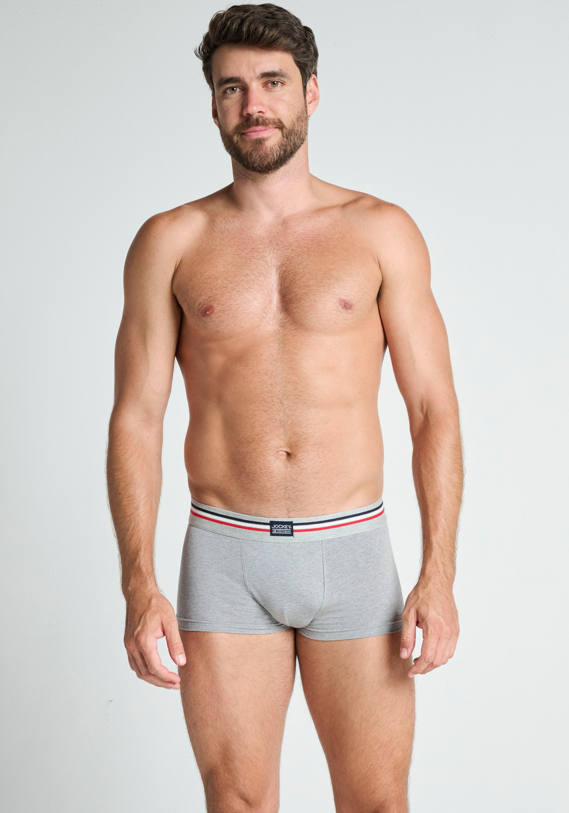 Jockey Trunk "Cotton Stretch" 3er Pack, mittlere Bundhöhe günstig online kaufen