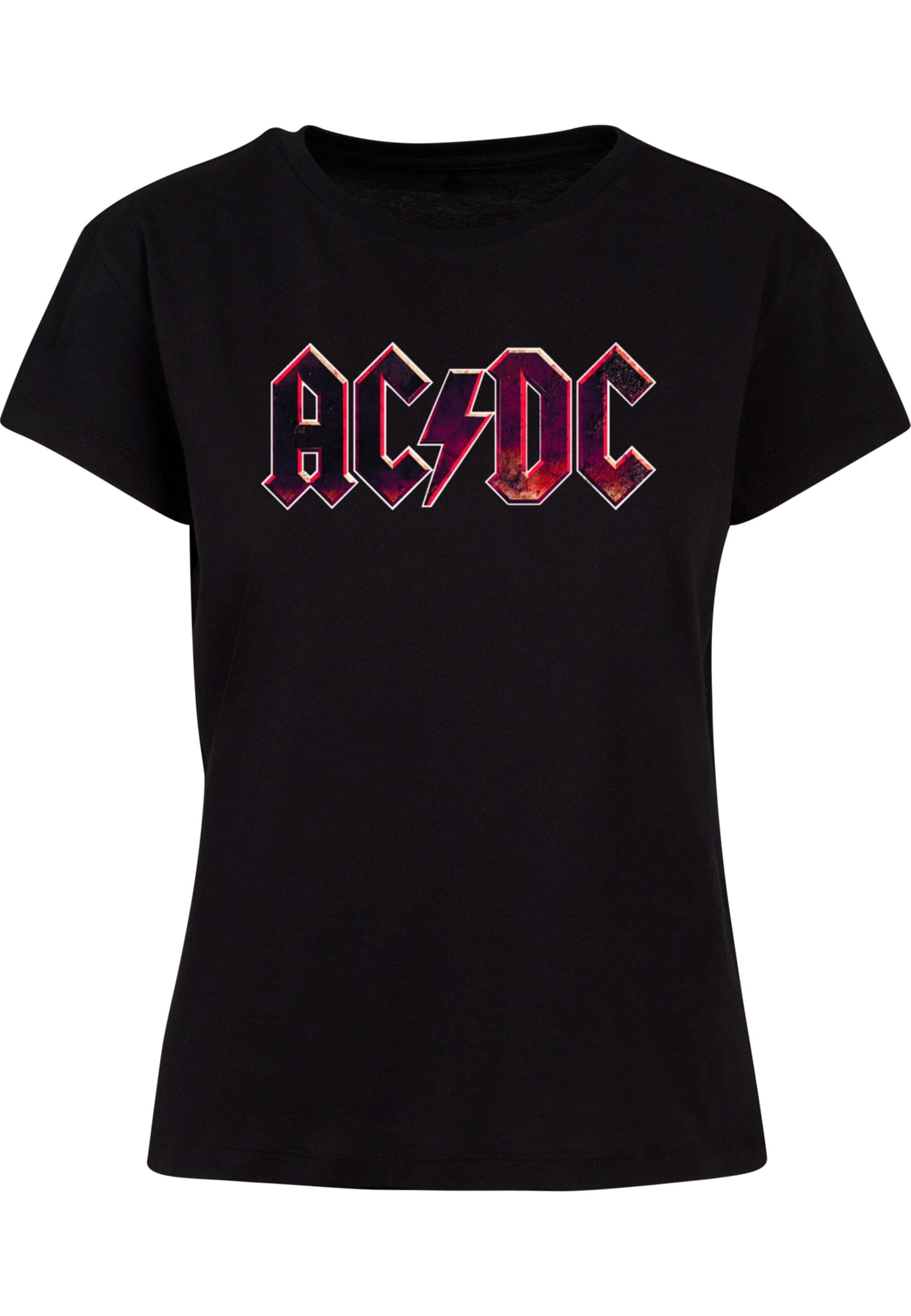Merchcode T-Shirt "Merchcode Damen Ladies ACDC - Distressed Logo Box Tee" 1 günstig online kaufen