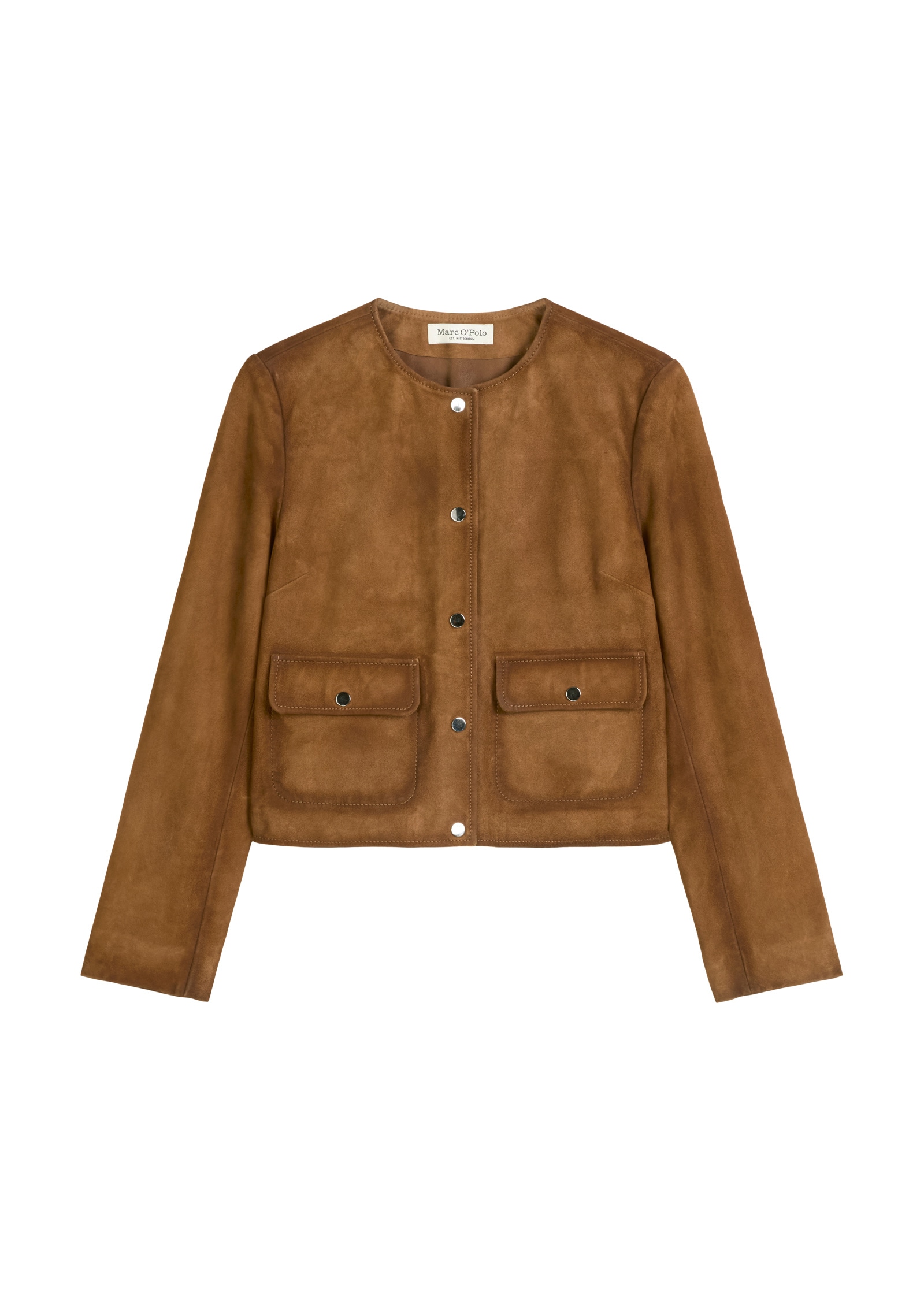 Marc O'Polo Lederjacke »aus softem Ziegen-Veloursleder«