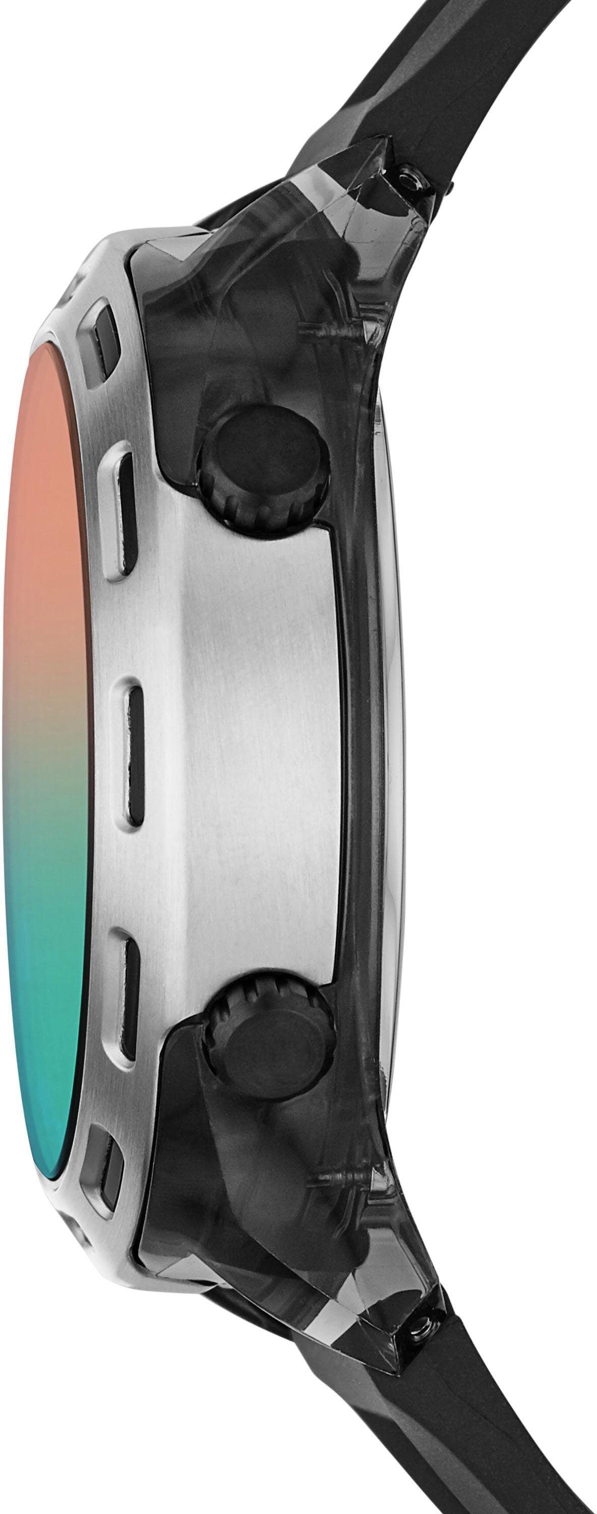 Diesel Chronograph »CRUSHER«, Quarzuhr, Armbanduhr, Herrenuhr, Datum, digitale Anzeige,Stoppfunktion