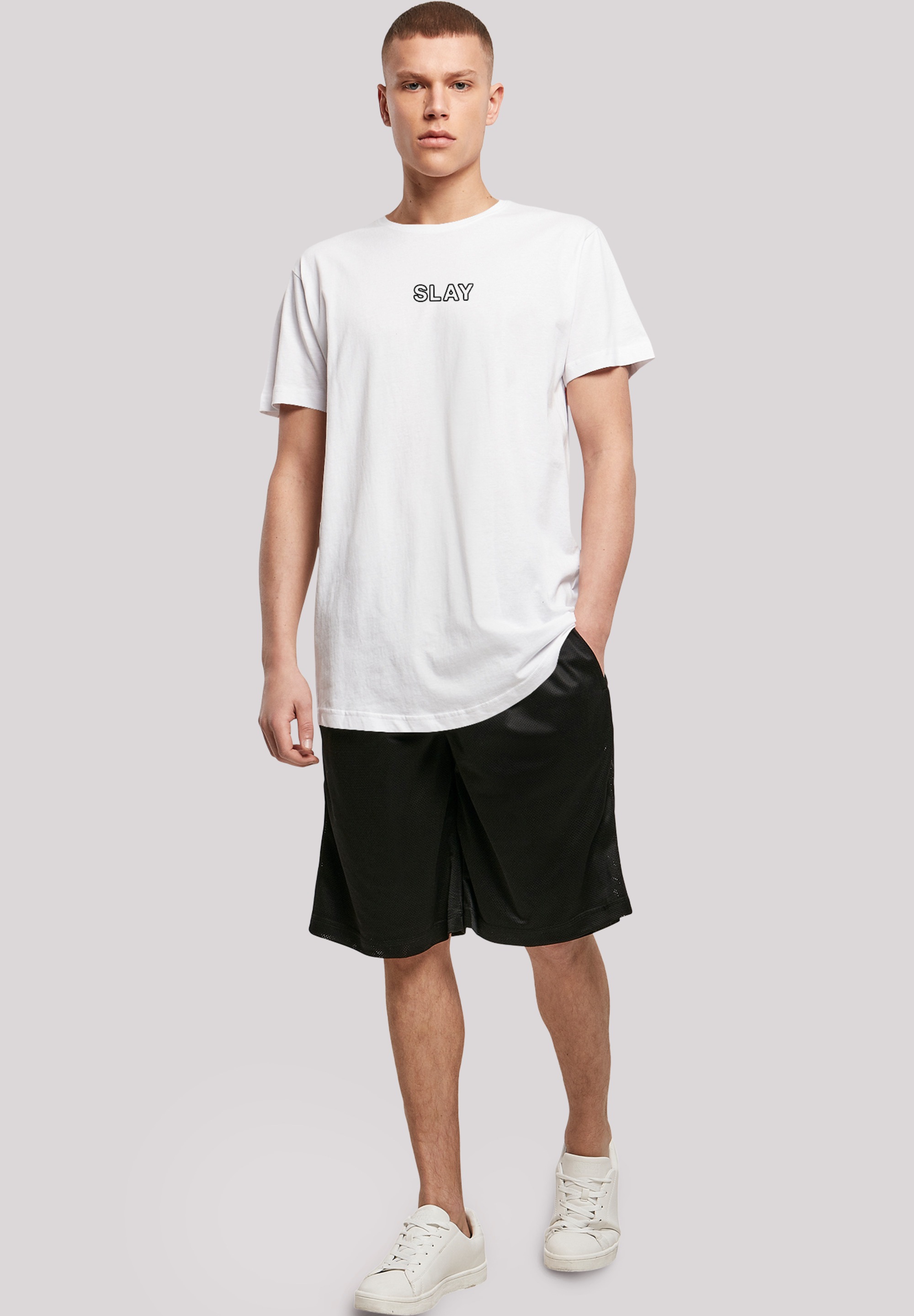 F4NT4STIC T-Shirt »Slay«, Jugendwort 2022, slang, lang geschnitten