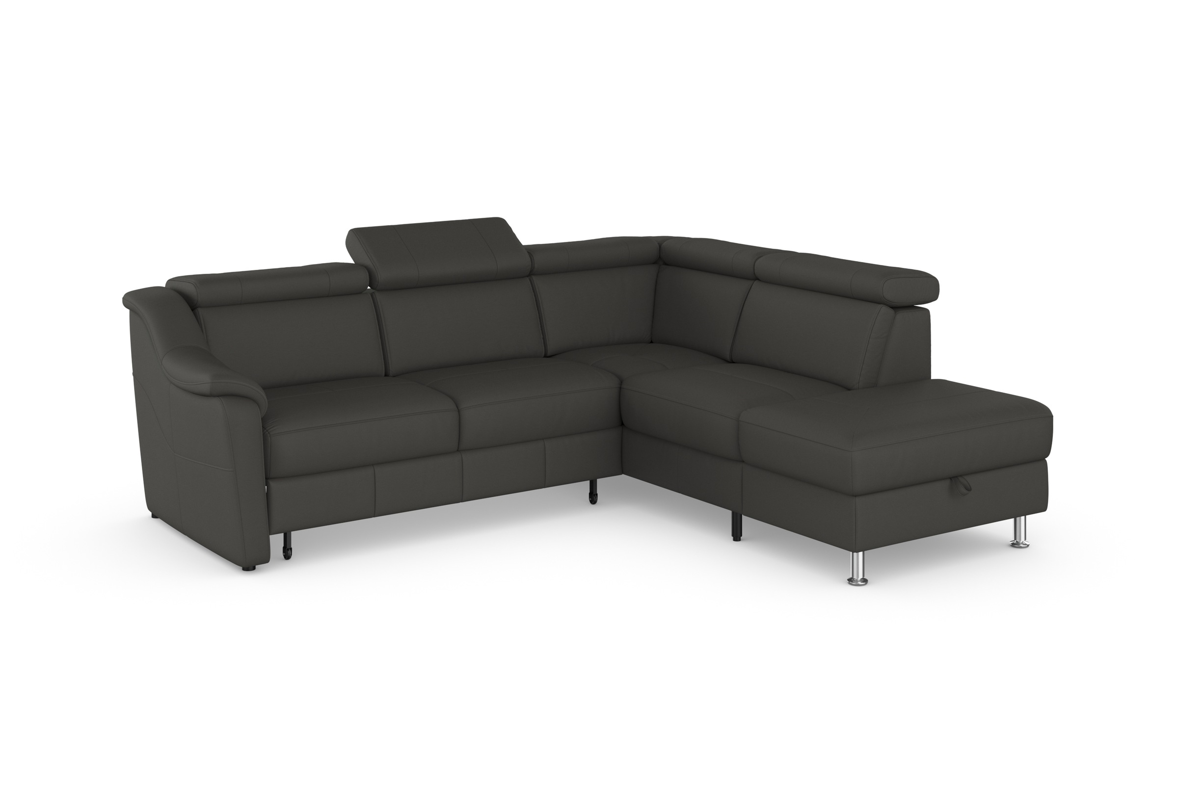 sit&more Ecksofa »Freetown L-Form«, inklusive Kopfteilverstellung und komfortablem Federkern