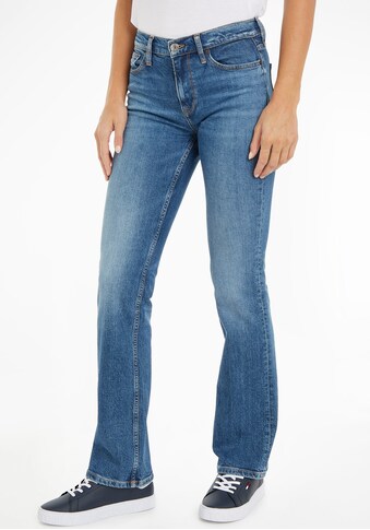 Tommy Jeans Straight-Jeans, mit Logobadge und Logostickerei kaufen