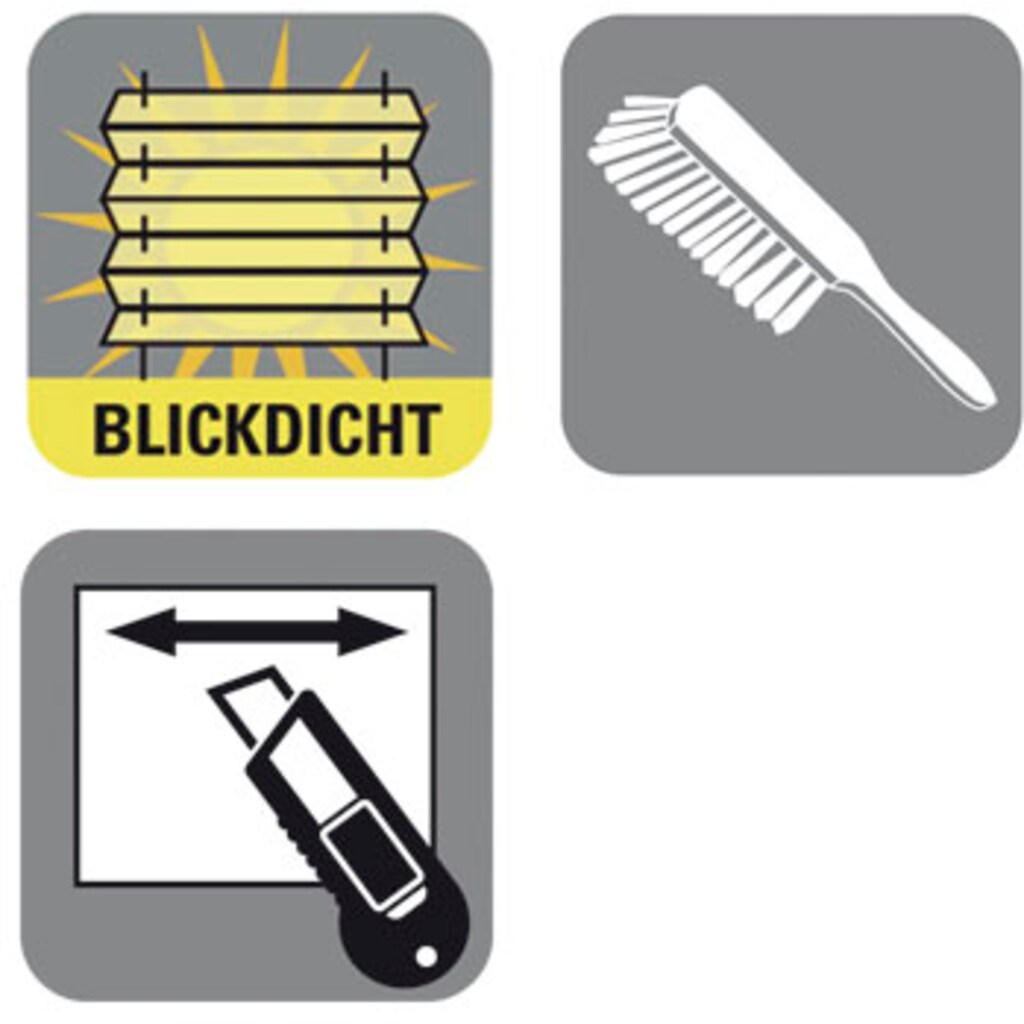 GARDINIA Plissee »EASYFIX Plissee Entry mit 2 Bedienschienen«, Lichtschutz, ohne Bohren, verspannt, in der Breite kürzbar