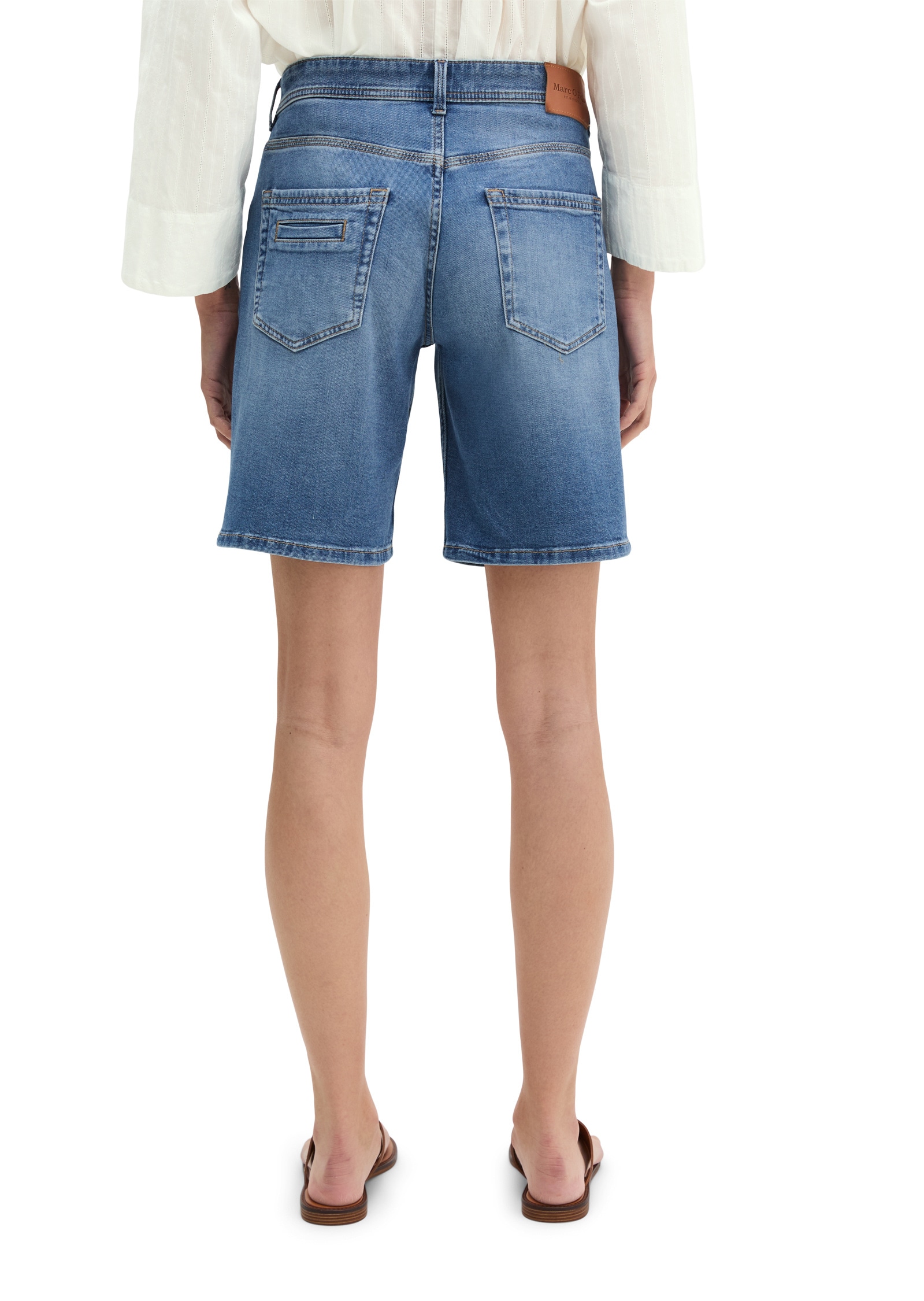 Marc O'Polo Shorts »aus weichem Organic Cotton-Lyocell-Stretch«