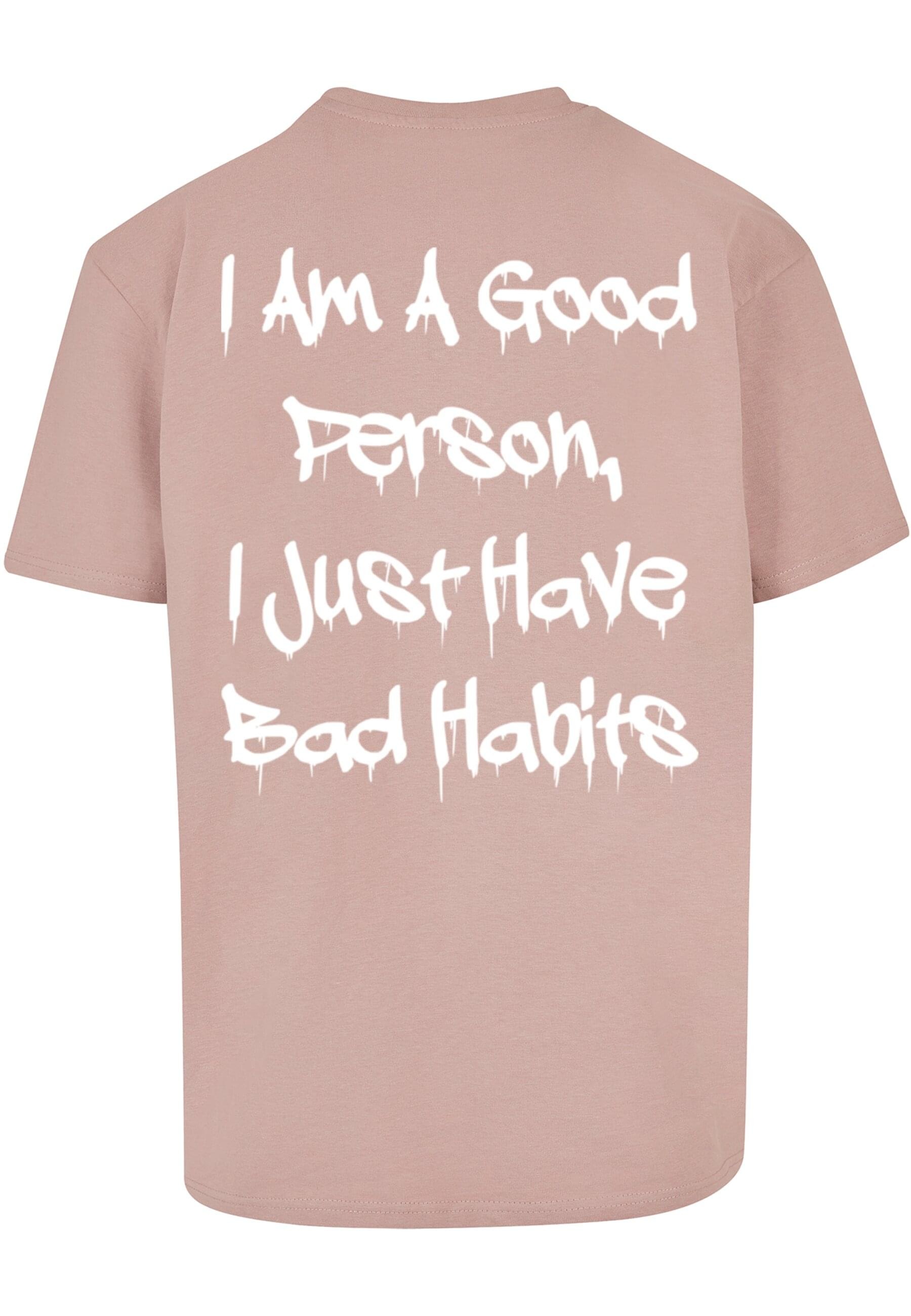 Merchcode T-Shirt »Merchcode Herren Bad Habits Heavy Oversize Tee«, (1 tlg.)
