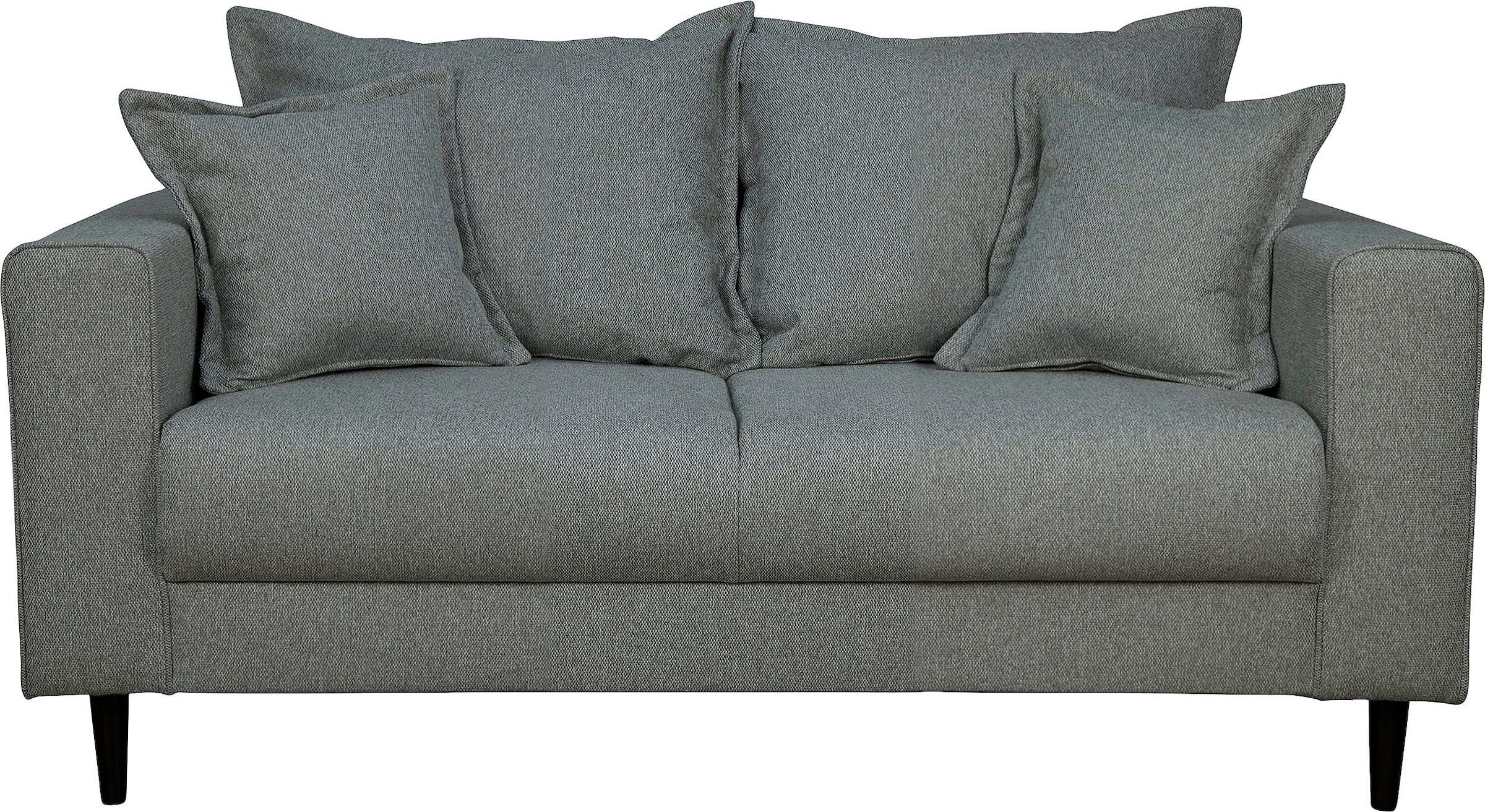 Home affaire 2-Sitzer »VEYRAS, hoher Sitzkomfort, Maße B/T/H: 162/84/76 cm«, mit Wellenunterfederung, incl. Rückenkissen und Zierkissen
