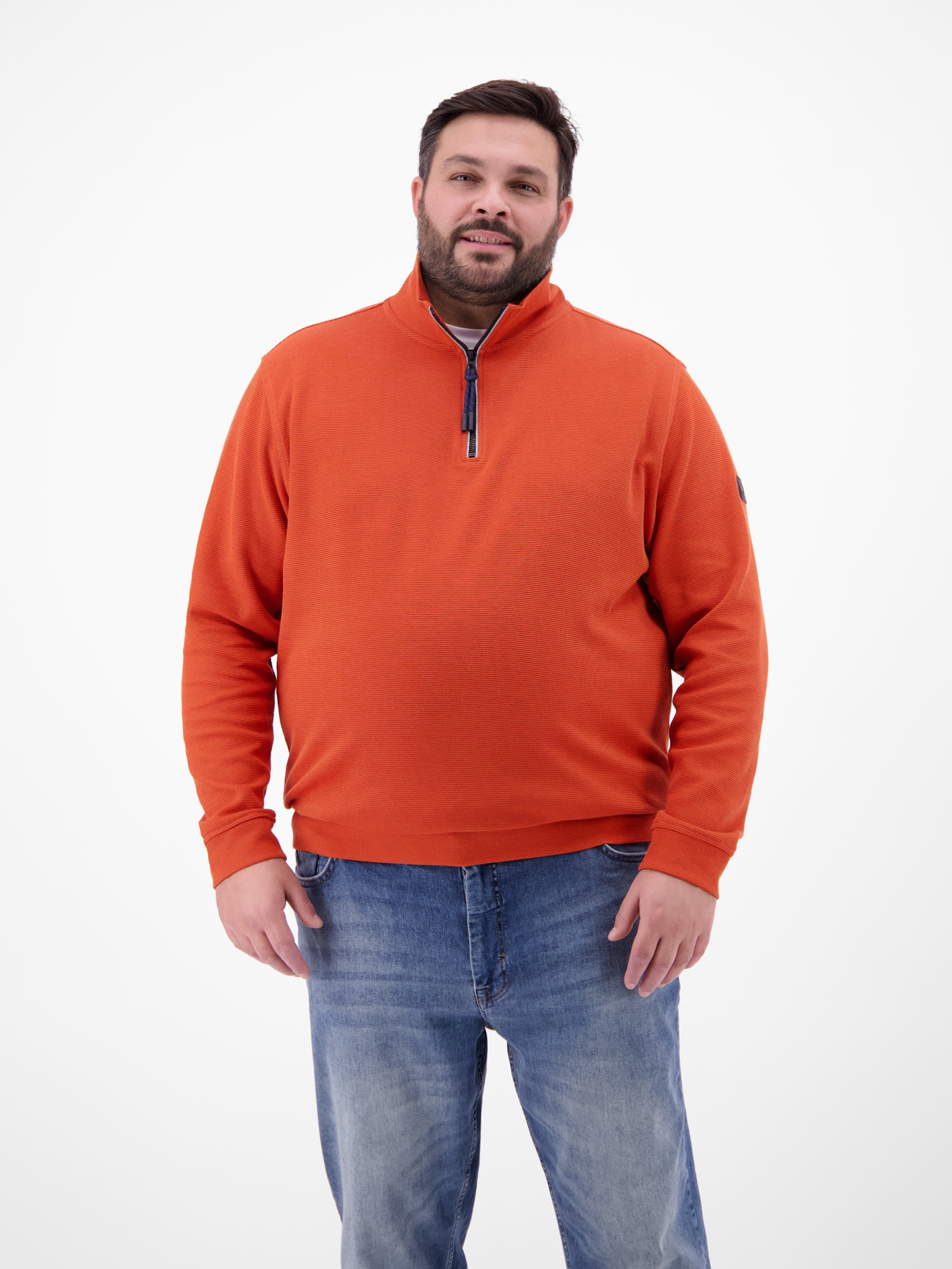 LERROS "Troyer in Sweatqualität aus Strickmaterial"
