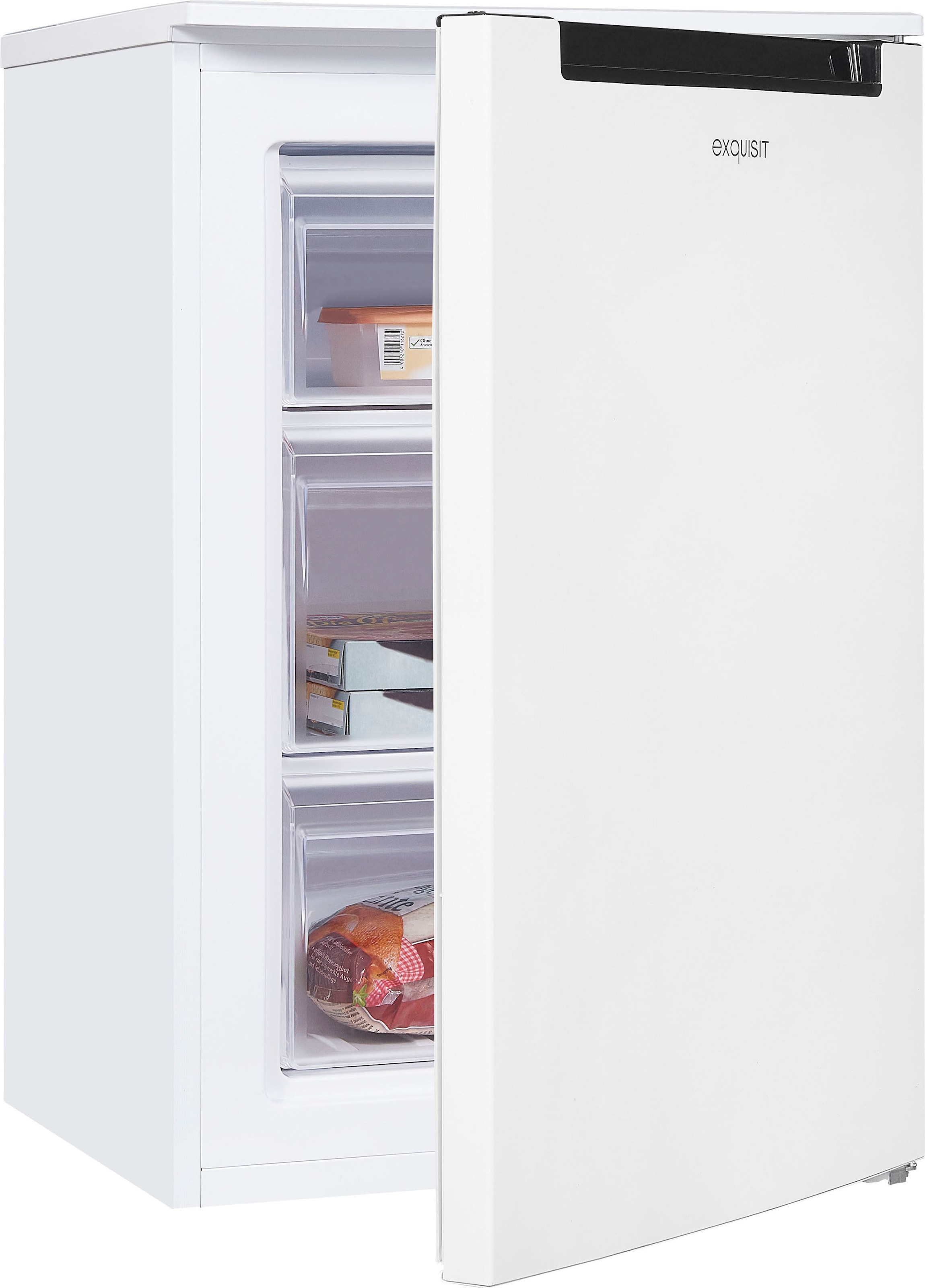 exquisit Gefrierschrank "GS81-040C weiss", 85,5 cm hoch, 54,5 cm breit, energiesparend in Energieefizienz C, 87 Liter Nu