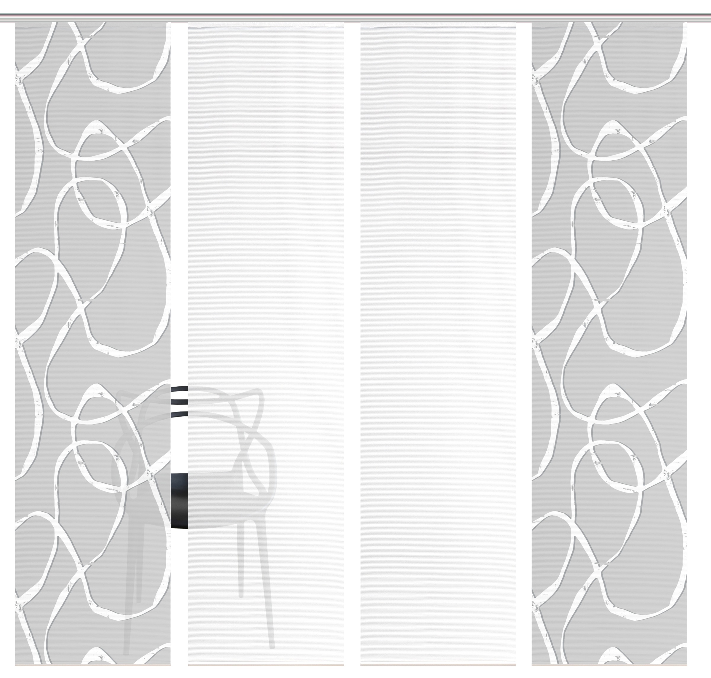 Vision S Schiebegardine "OPHELIA" Paneelwagen 4 Stk. tlg. Schiebevorhang,Ba günstig online kaufen