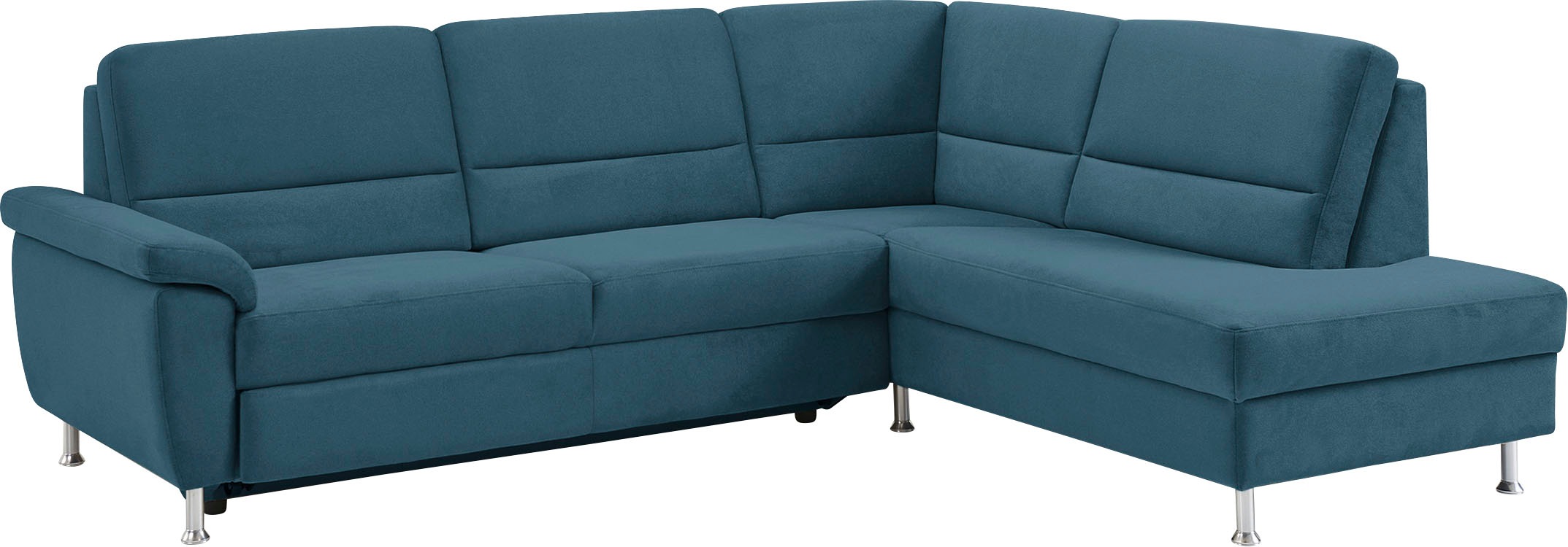 CALIZZA INTERIORS Ecksofa »Onyx L-Form«, Ottomane links oder rechts, wahlweise mit Bettfunktion, Breite 257 cm