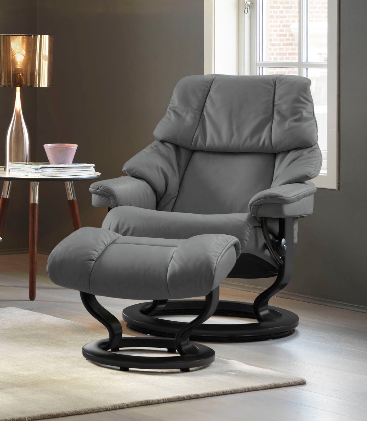 Stressless® Fußhocker »Reno«, mit Classic Base, Gestell Schwarz