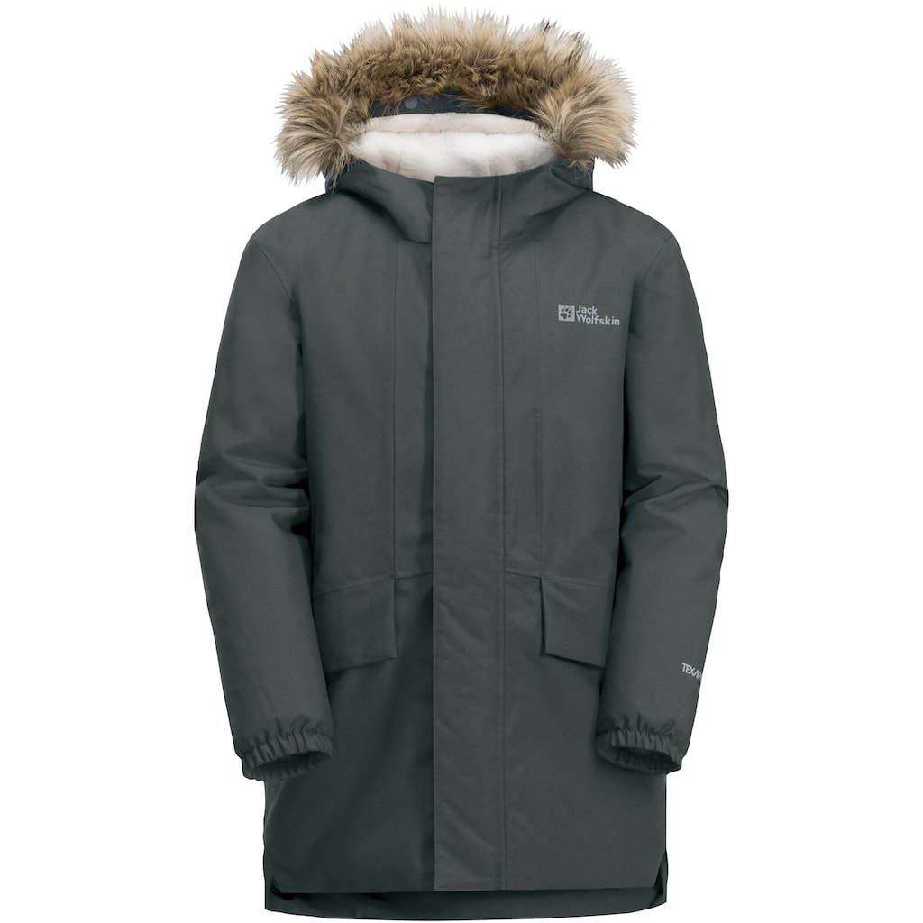 Jack Wolfskin Outdoorjacke »COSY BEAR JACKET K«, mit Kapuze