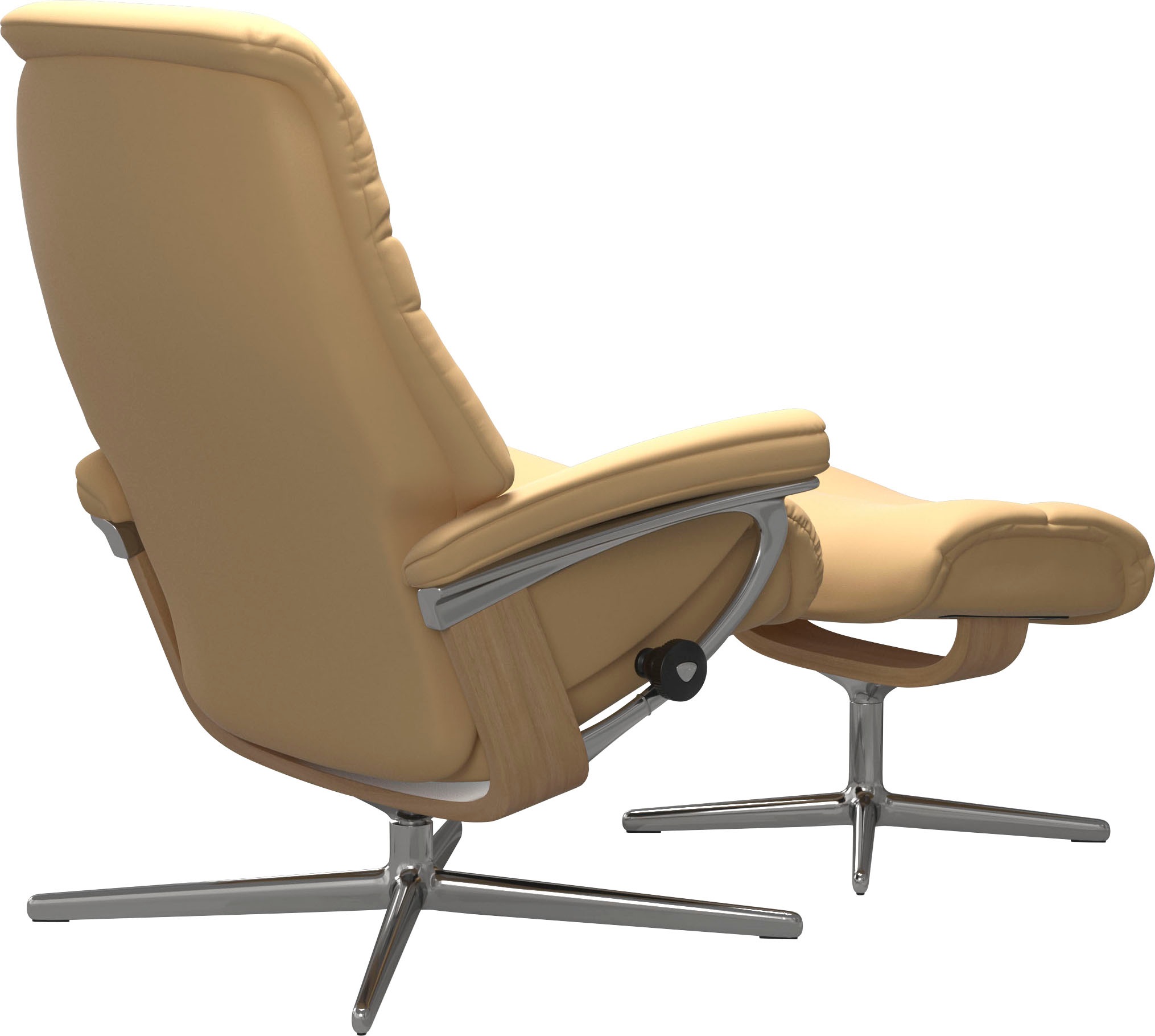 Stressless® Fußhocker »Sunrise«, mit Cross Base, Größe S, M & L, Holzakzent Eiche