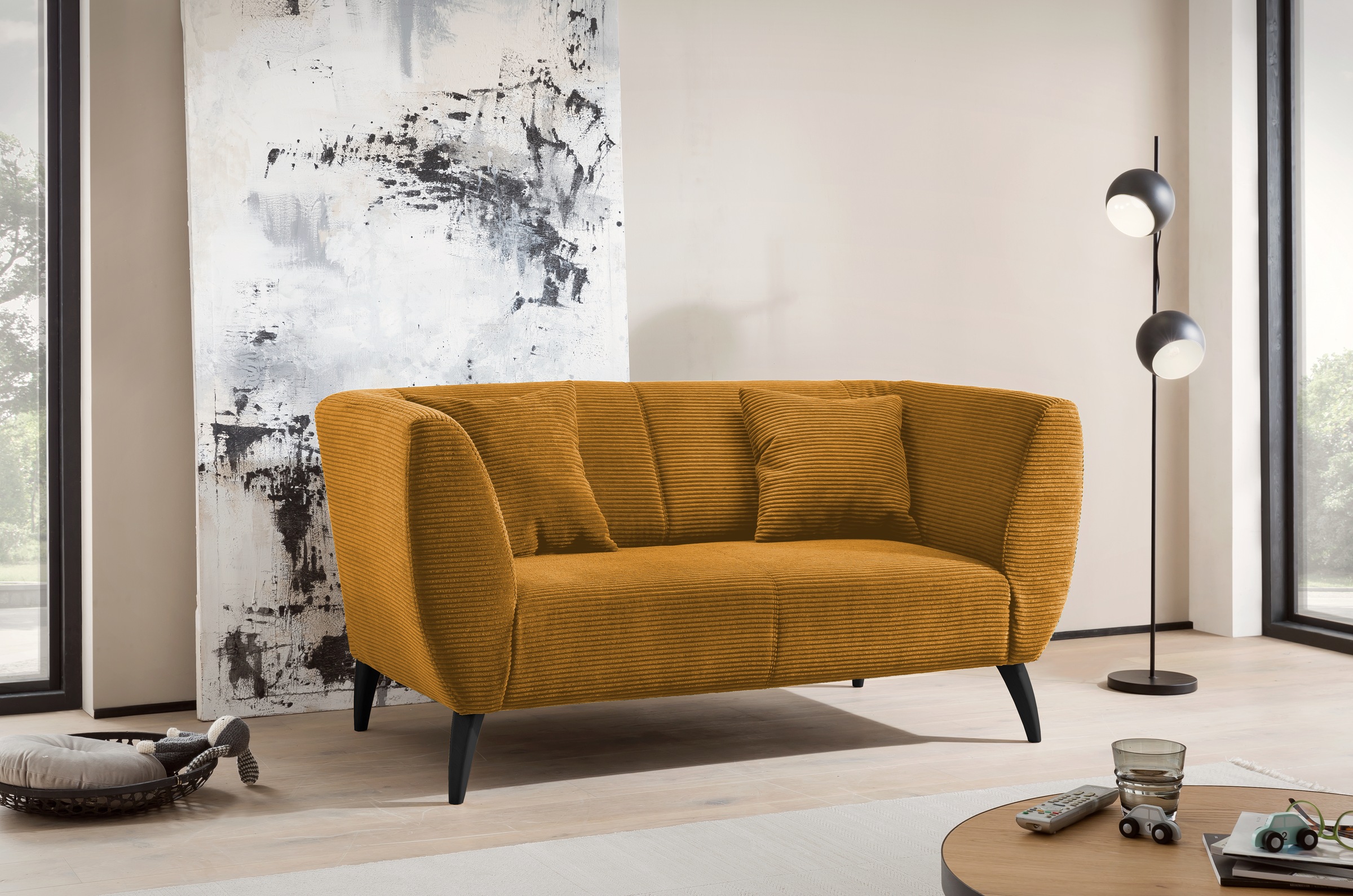 INOSIGN Polstergarnitur »Colori«, (Set, 2 tlg., 3-Sitzer und 2-Sitzer), auch als Loveseat erhältlich