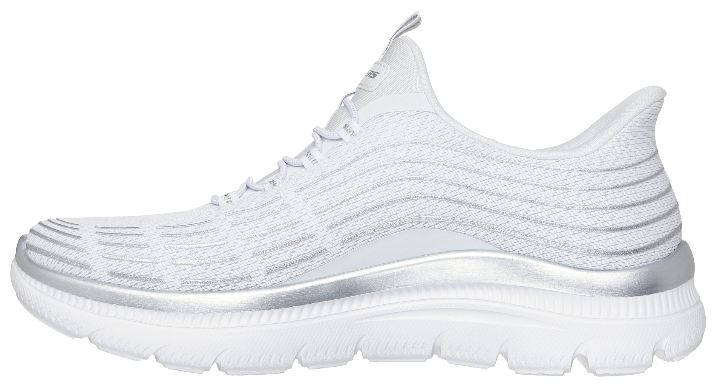 Skechers Slip-On Sneaker »SUMMITS PLUS-SOFT LUSTER«, Freizeitschuh, Schlupfschuh in veganer Verarbeitung