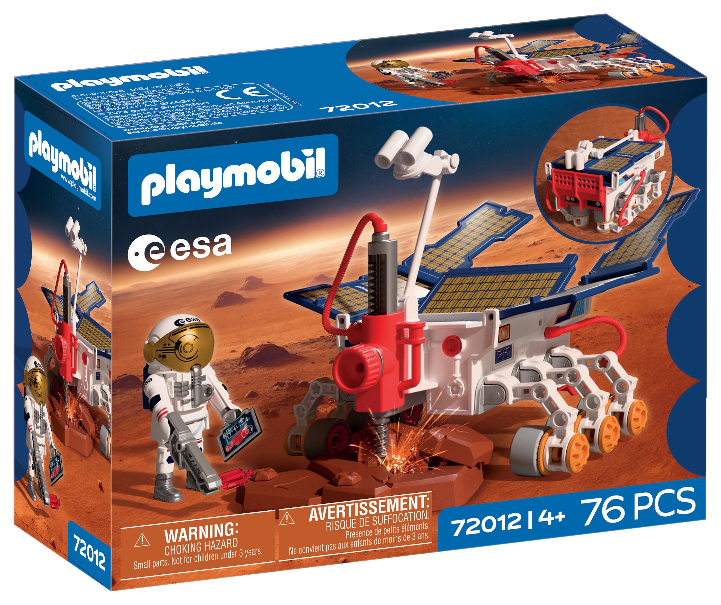 Playmobil® Konstruktions-Spielset »ESA: Mars-Erkundungsrover (72012), City Action«