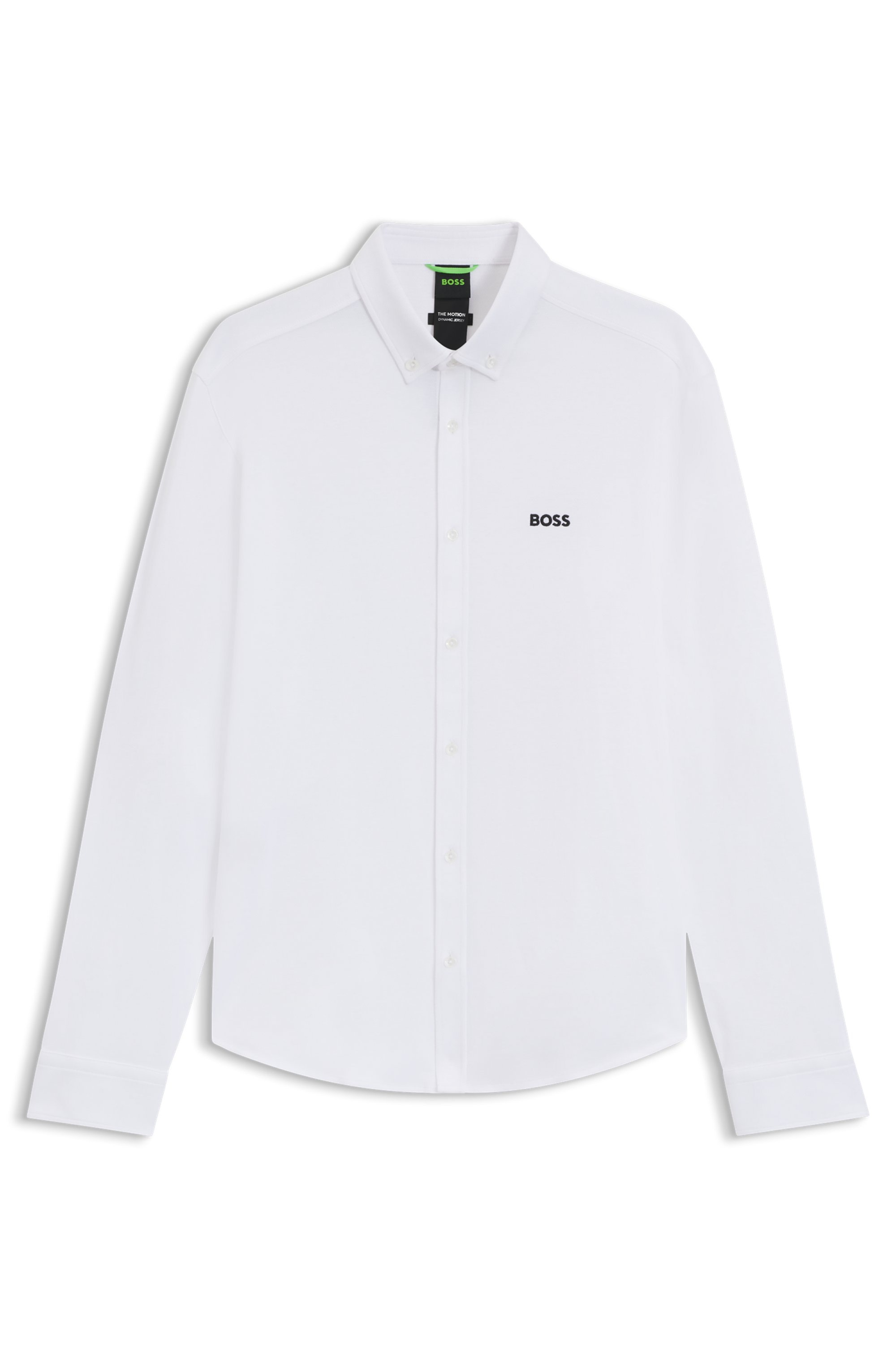 BOSS GREEN Langarmhemd »B Motion L«, softe Baumwolle, Vier-Wege-Stretch, knitterfrei