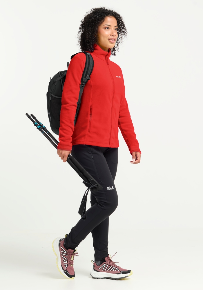 Jack Wolfskin Fleecejacke »TAUNUS 100 FZ W« winddicht, wasserabweisend, mit durchgehendem Reißverschluss, wärmend