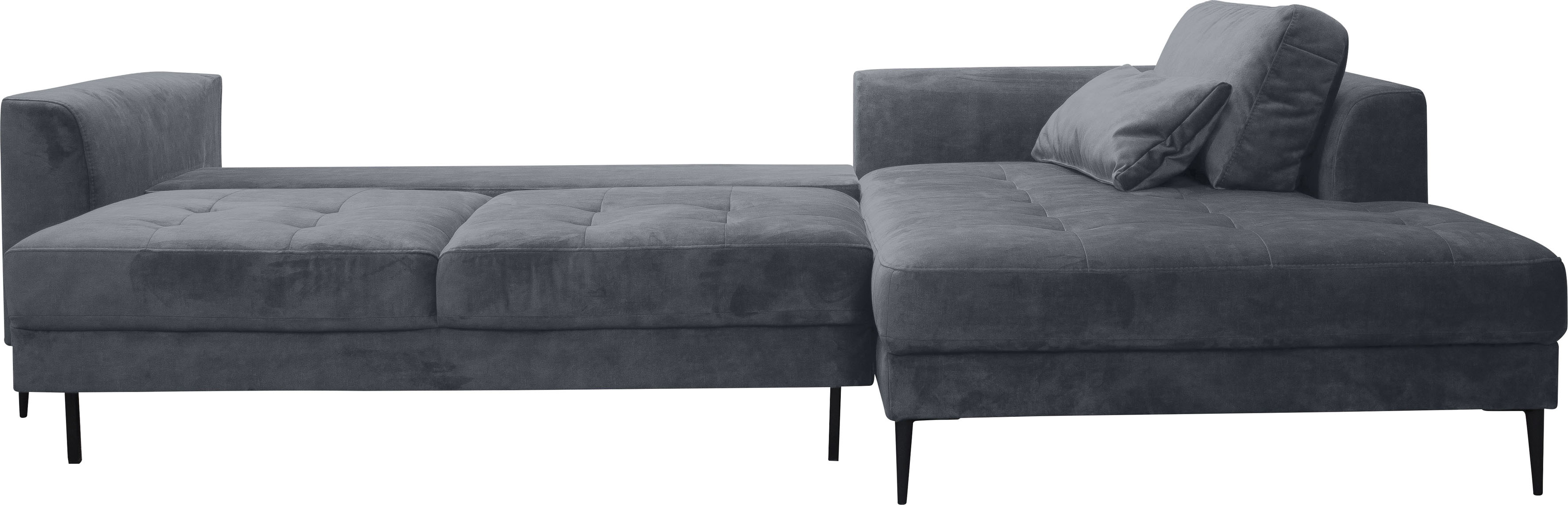 Thumbnail - TRENDMANUFAKTUR Ecksofa "Luzi, wahlweise mit Schlaffunktion & Bettkasten. L-Form", Designsofa mit tollem Sitzkomfort, Me...