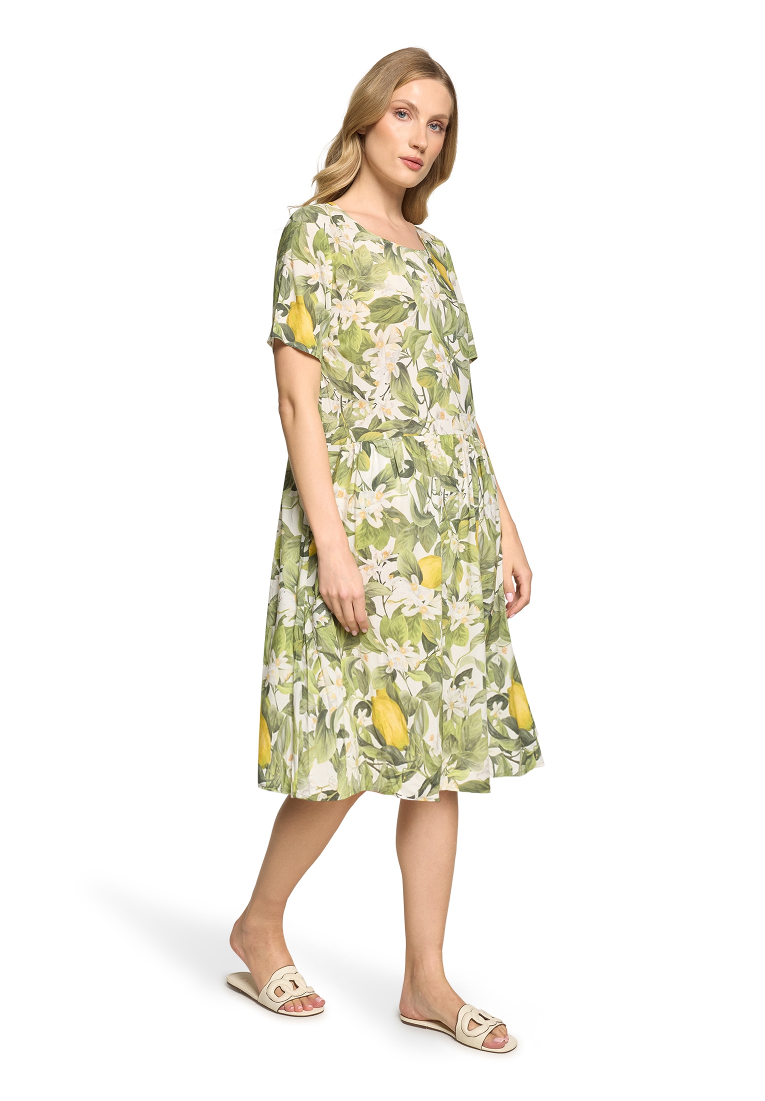 Cartoon Druckkleid »Damen mit Eingrifftaschen« Eingrifftaschen