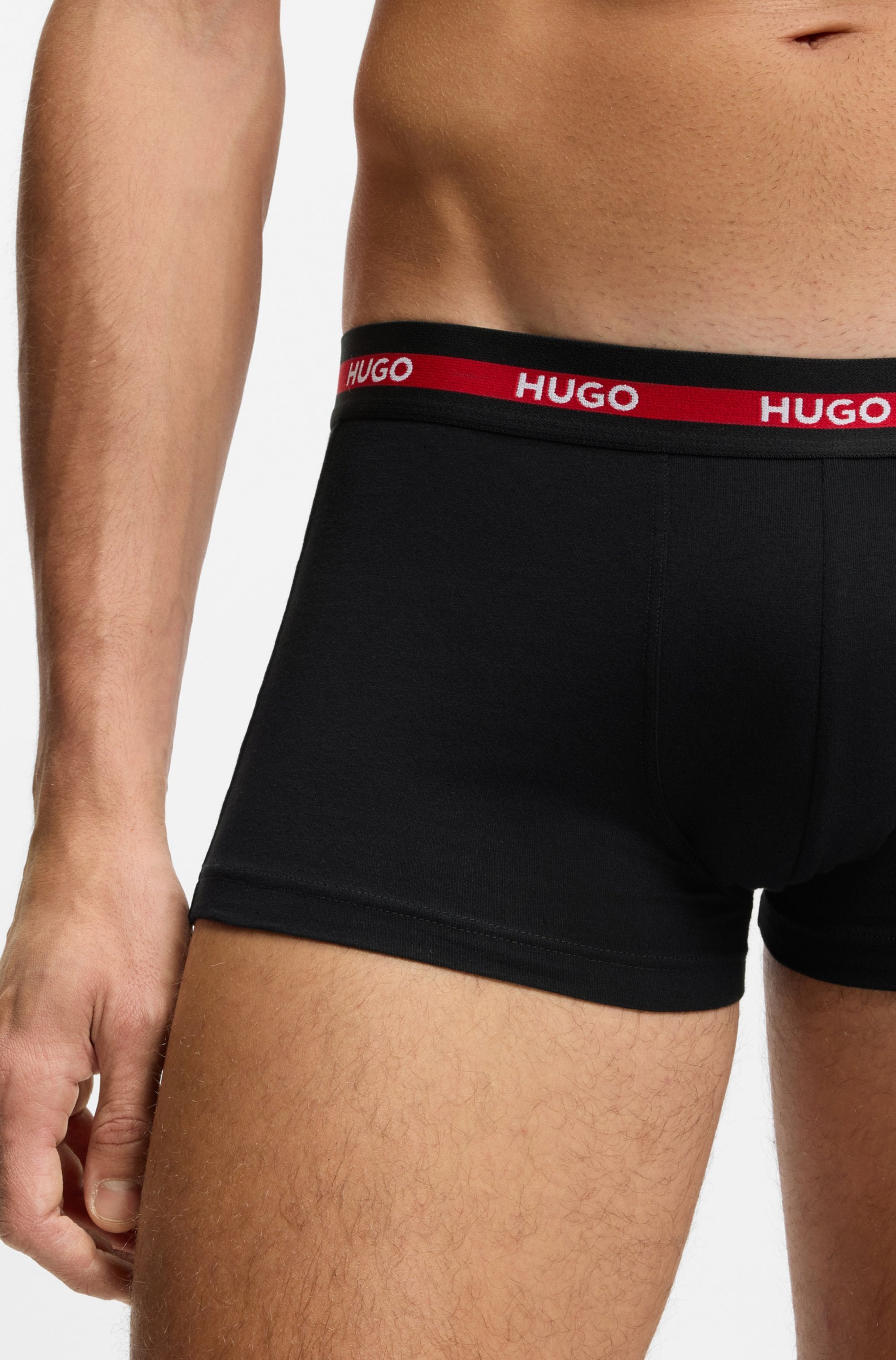 HUGO Underwear Trunk »TRIPLET« Packung, Im Dreierpack, 3 Stk. tlg., mit Logoschriftzug