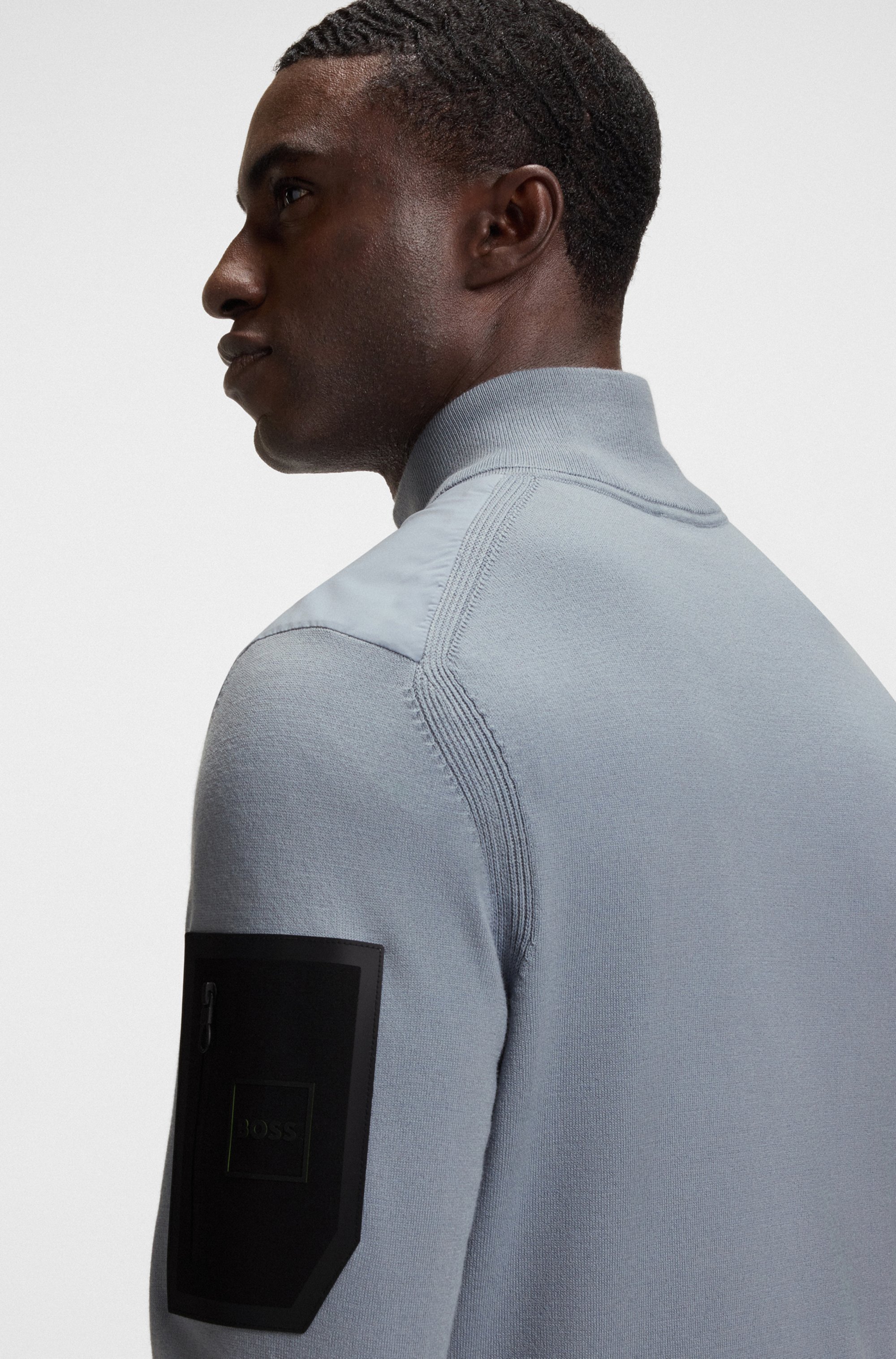 Thumbnail - BOSS GREEN Hybridjacke "Momentum" regular fit, mit Stehkragen